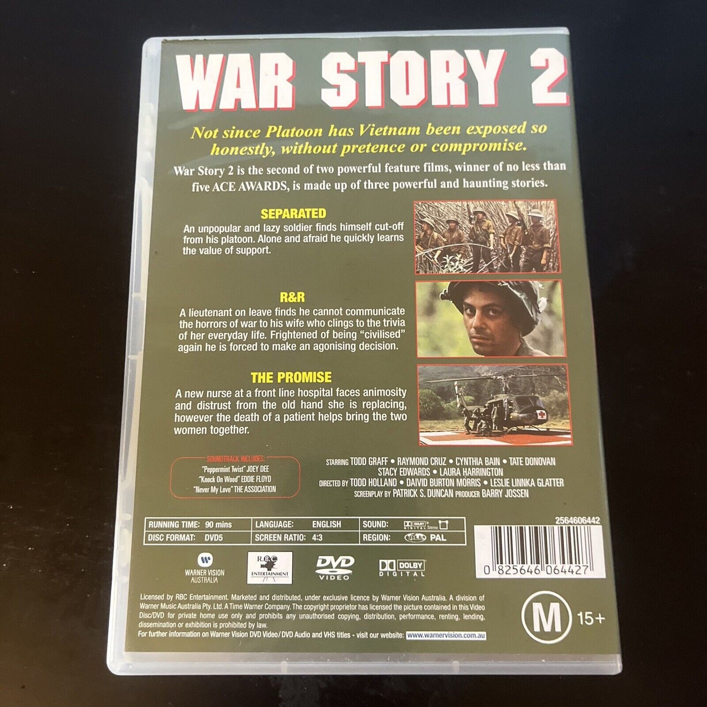 War Story 2 (DVD, 1988) Todd Graff, Raymond Cruz NEW All Regions