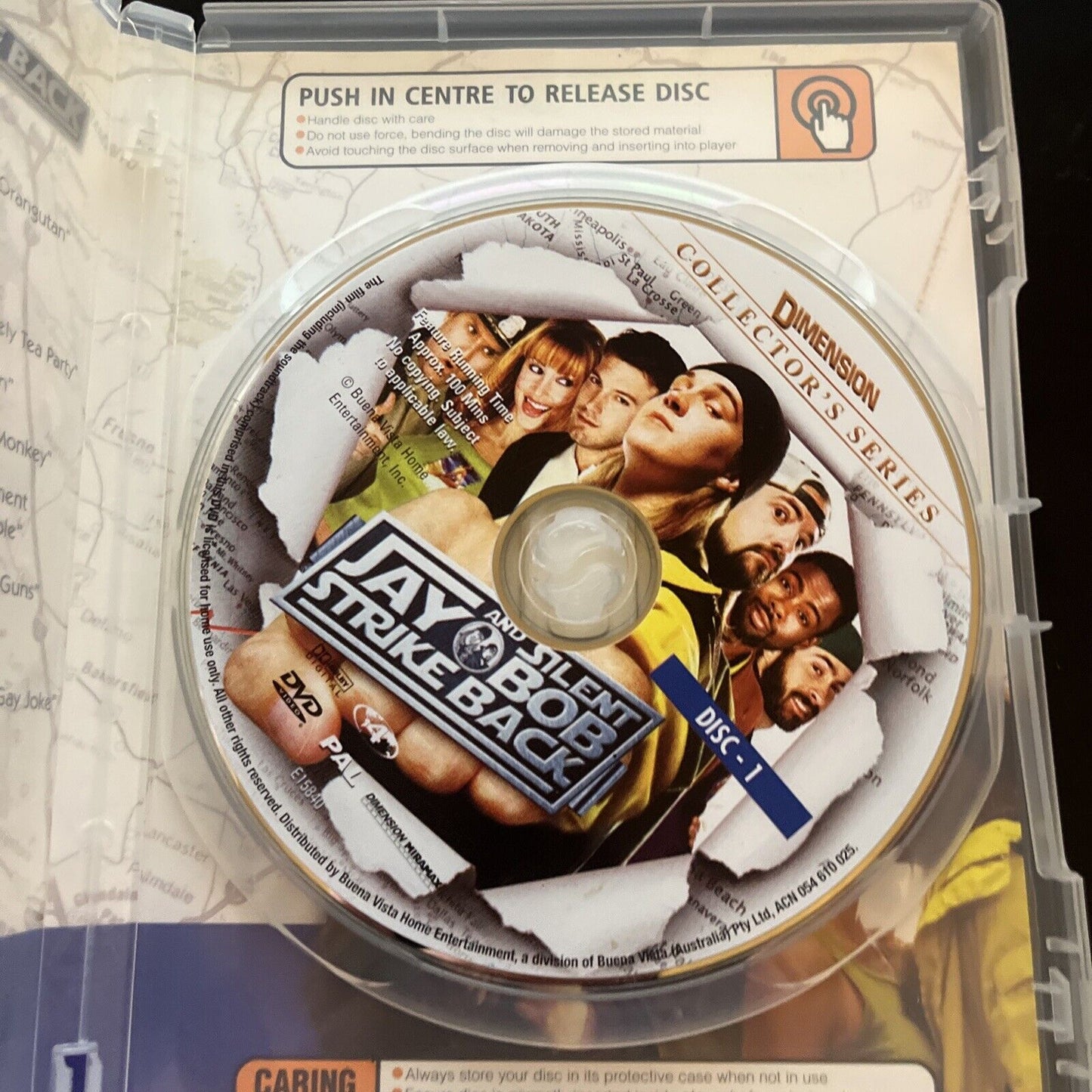 Jay And Silent Bob Strike Back (DVD, 2001) Ben Affleck, Will Ferrell Region 4