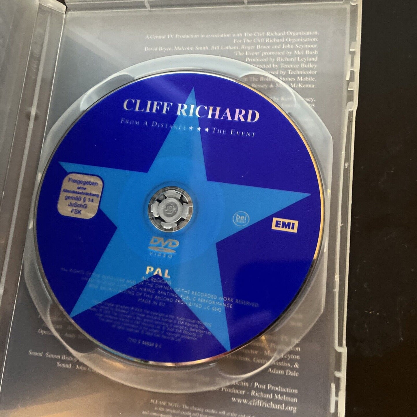 Cliff Richard - From A Distance Thee Event (DVD, 1989) All Regions