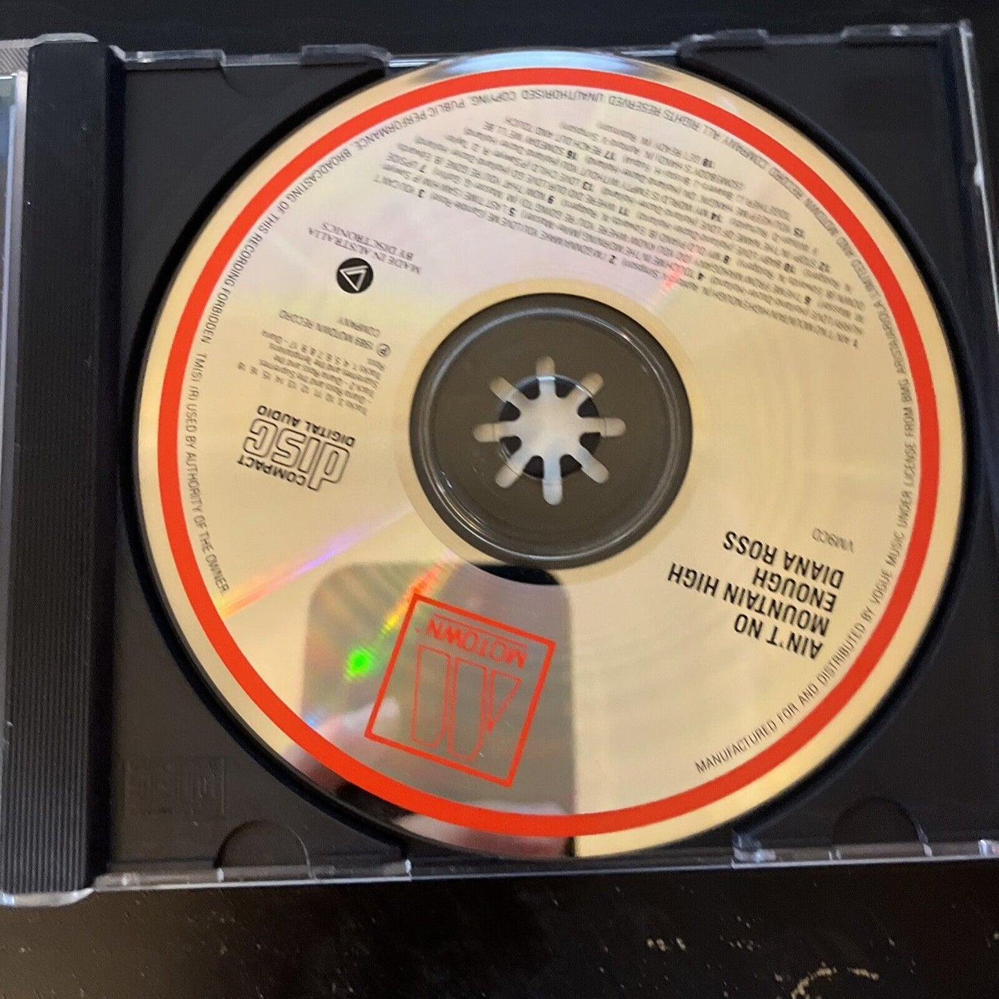 Diana Ross - Ain't No Mountain High Enough (CD, 1989) VM9CD