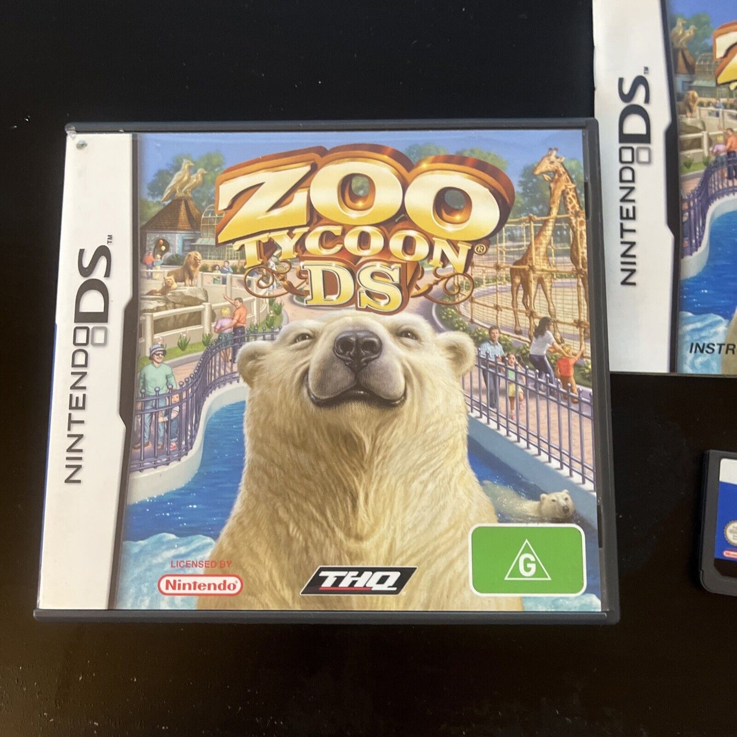 Zoo Tycoon DS (Nintendo DS, 2005) Complete Game w/Manual