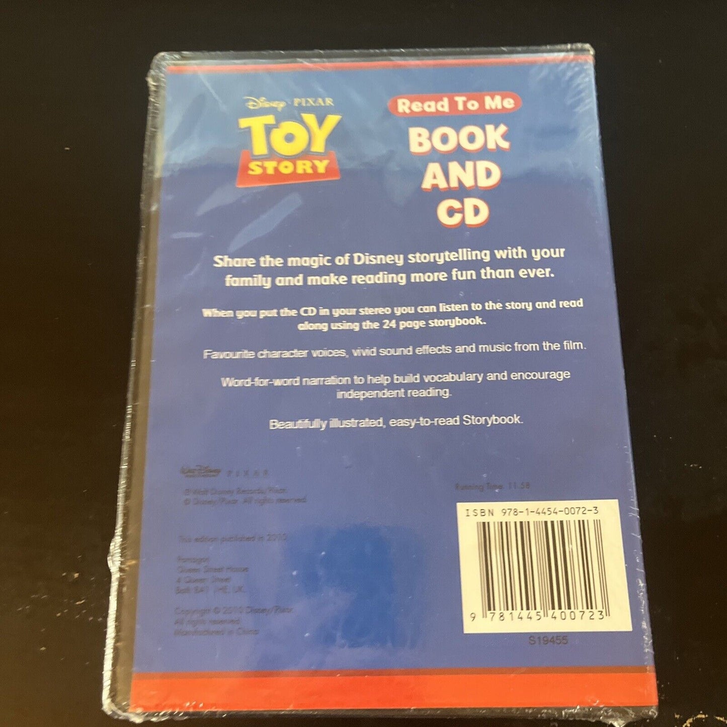 *New Sealed* Disney Toy Story - Read To Me: Book And CD (Paperback, 2012)