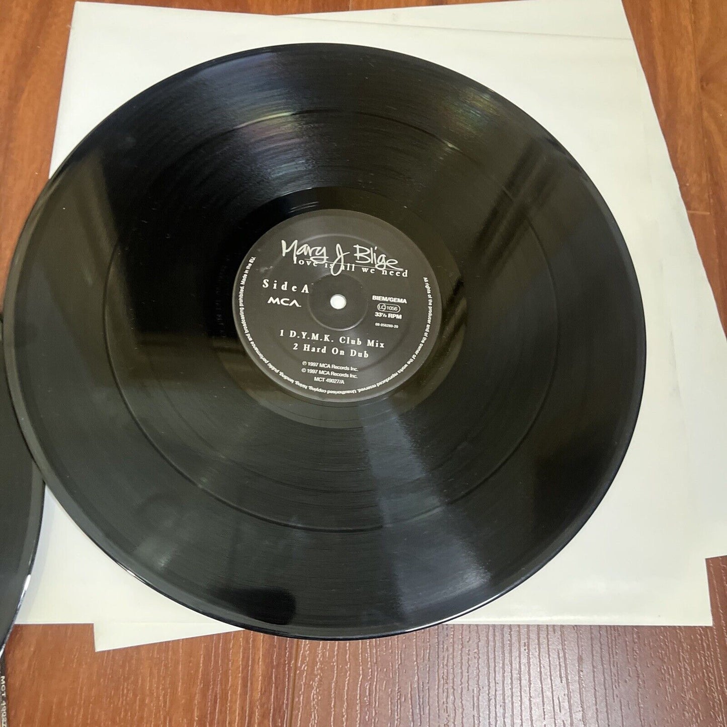 Mary J. Blige - Love Is All We Need (VInyl Record, 1997) MCT 49027