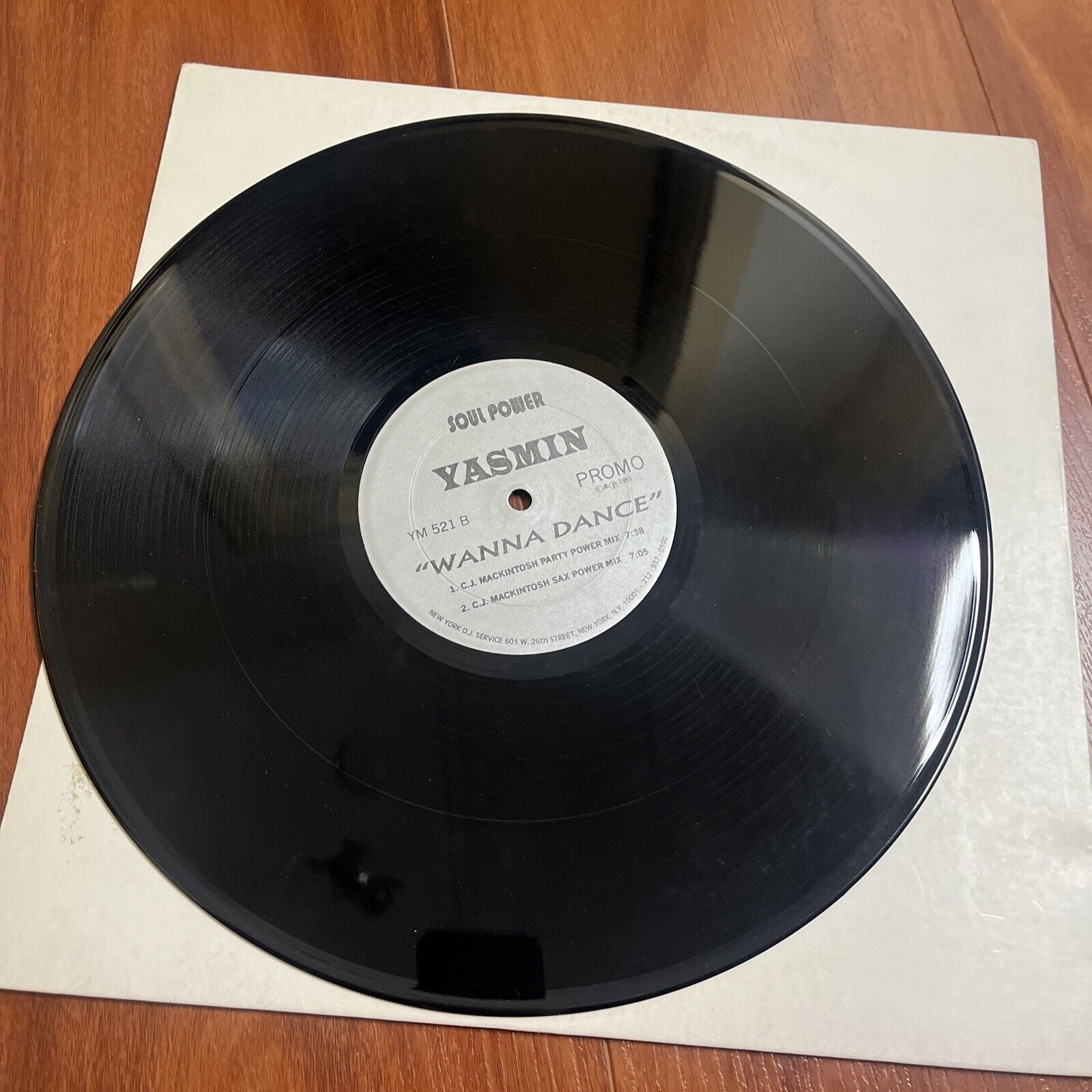 Yasmin - Wanna Dance Vinyl 1991 Ym521b Promo – Retro Unit