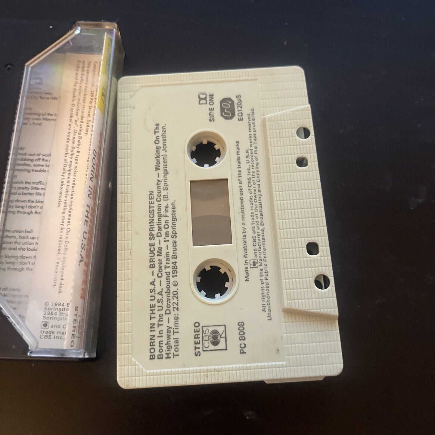 Bruce Springsteen - Born In The USA (Cassette Tape, 1984) Pc8008