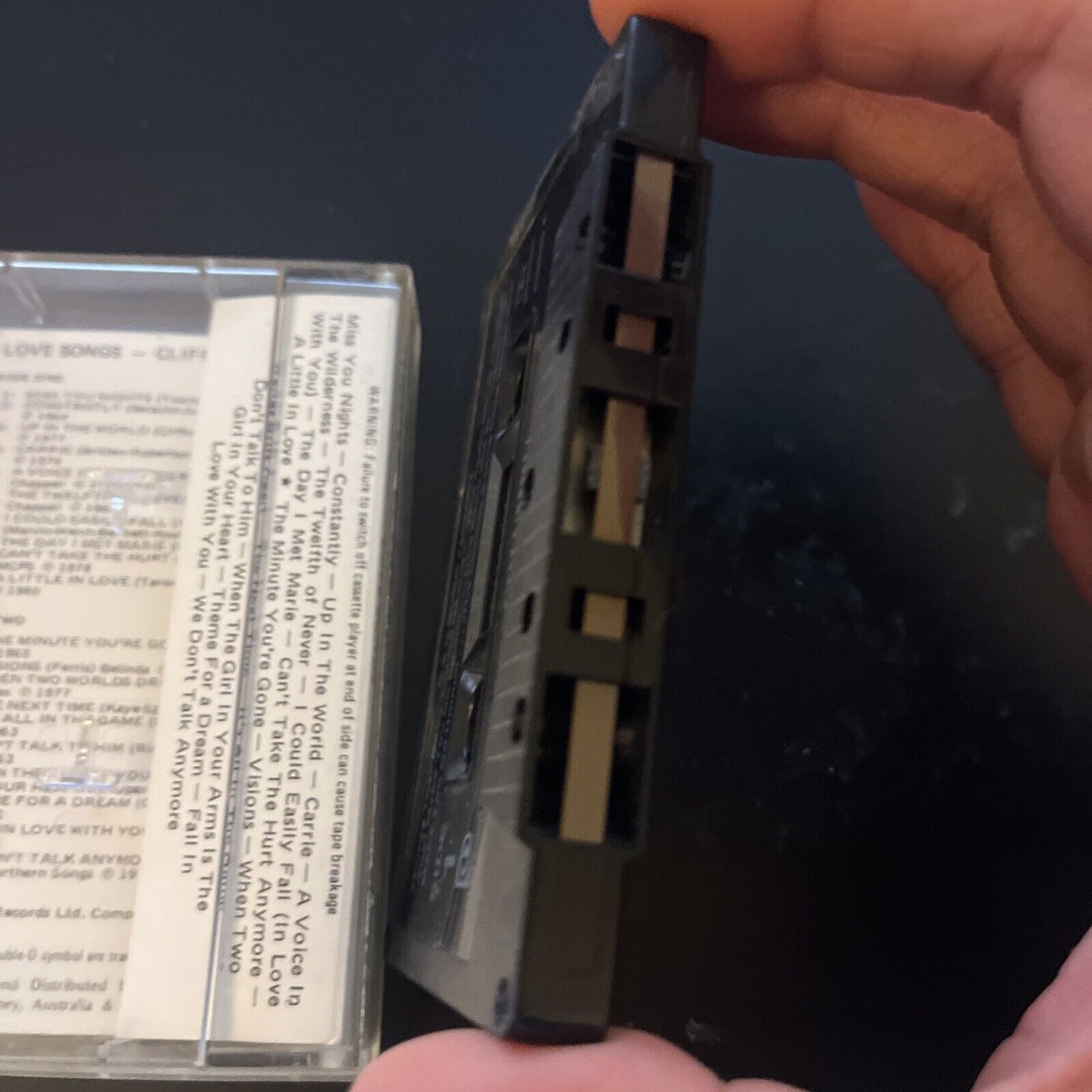 Cliff Richard - Love Songs (Cassette Tape, 1981) Tc-Play-1011