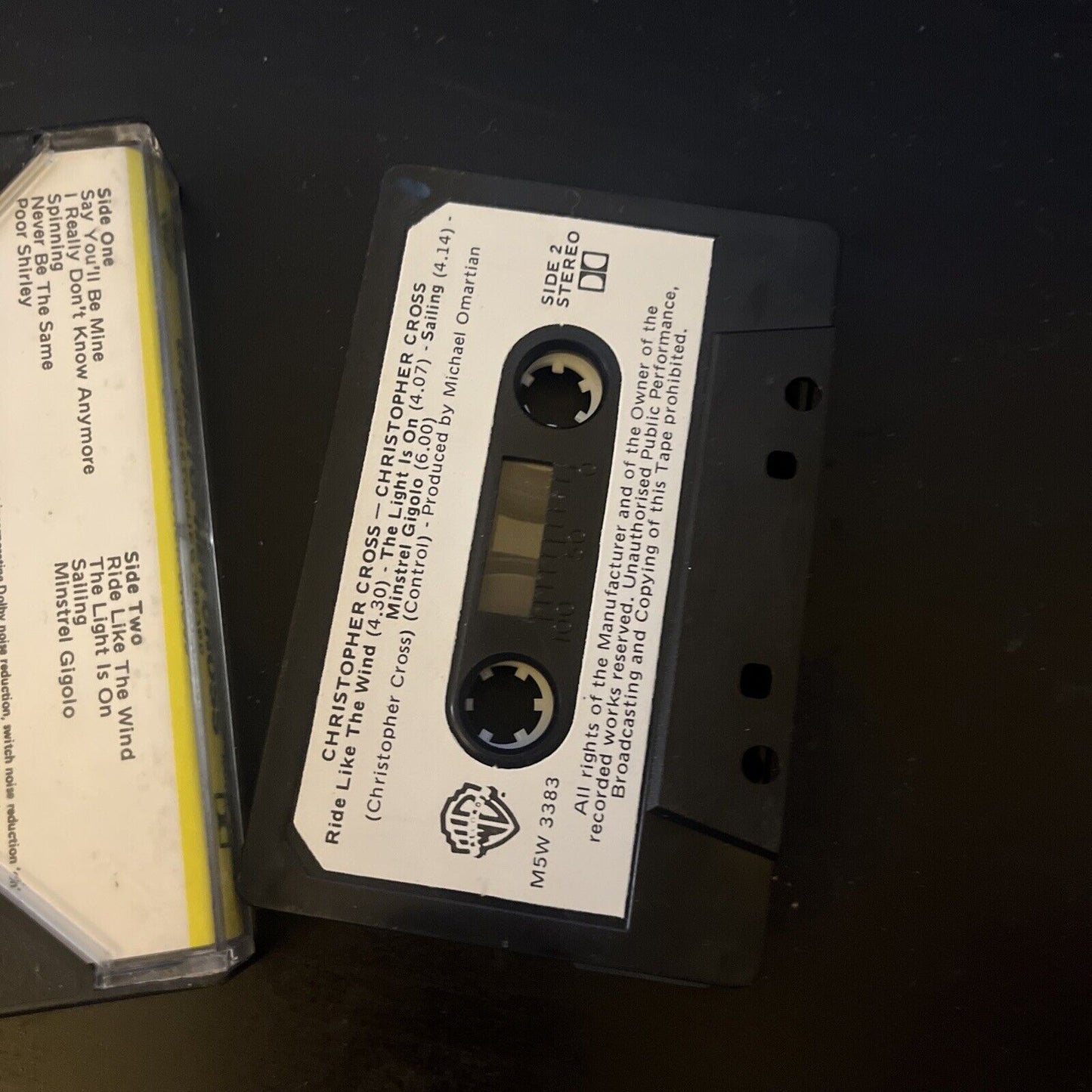 Christopher Cross By Christopher Cross (Cassette Tape, 1979) M5w 3383