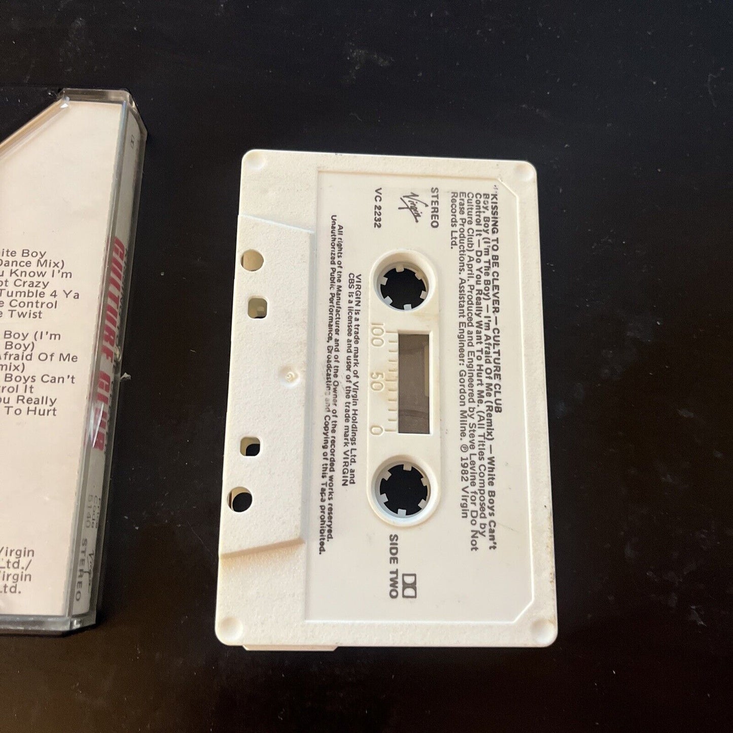 Culture Club - Kissing To Be Clever (Cassette Tape, 1982) Vc 2232