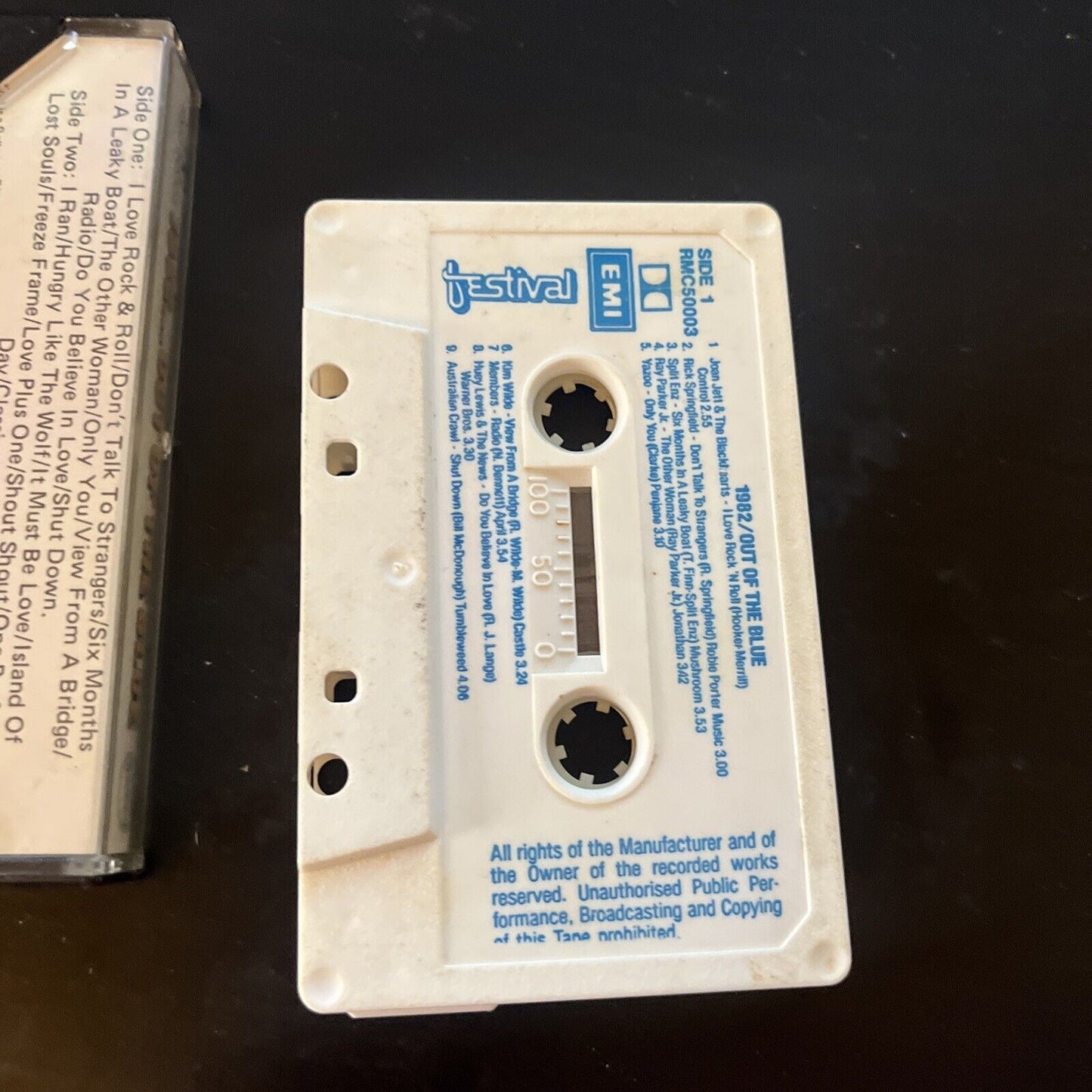1982... Out Of The Blue (Cassette Tape) RMC 50003
