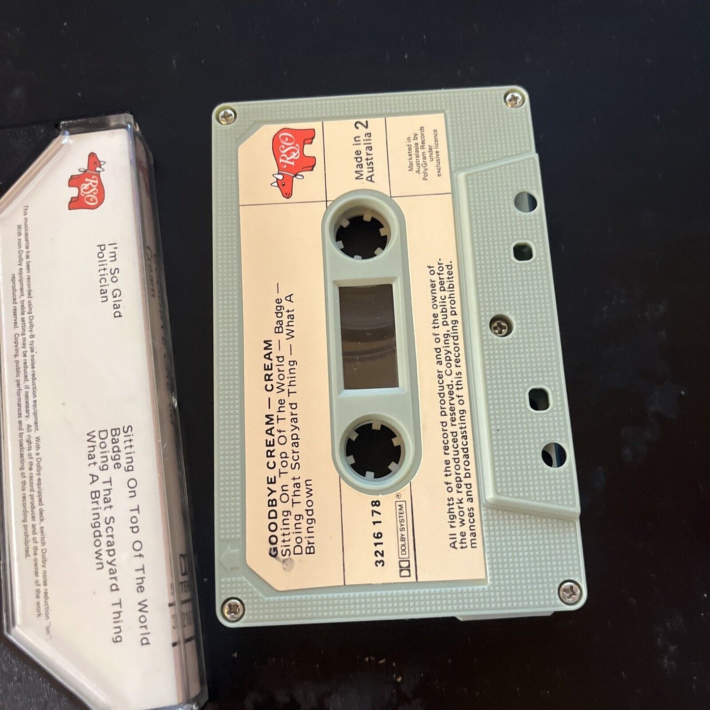 Cream - Goodbye Cream (Cassette Tape, 1969) 3216 178