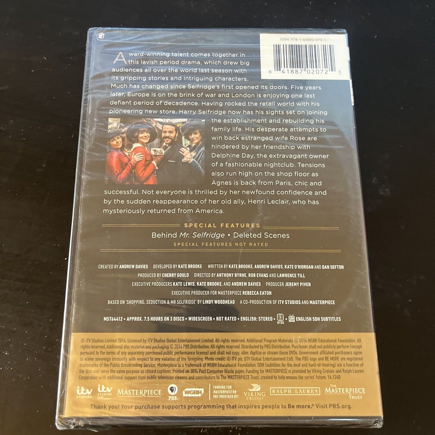 *New Sealed* Mr Selfridge - Season 2 (DVD, 2014) Jeremy Piven, Region 1