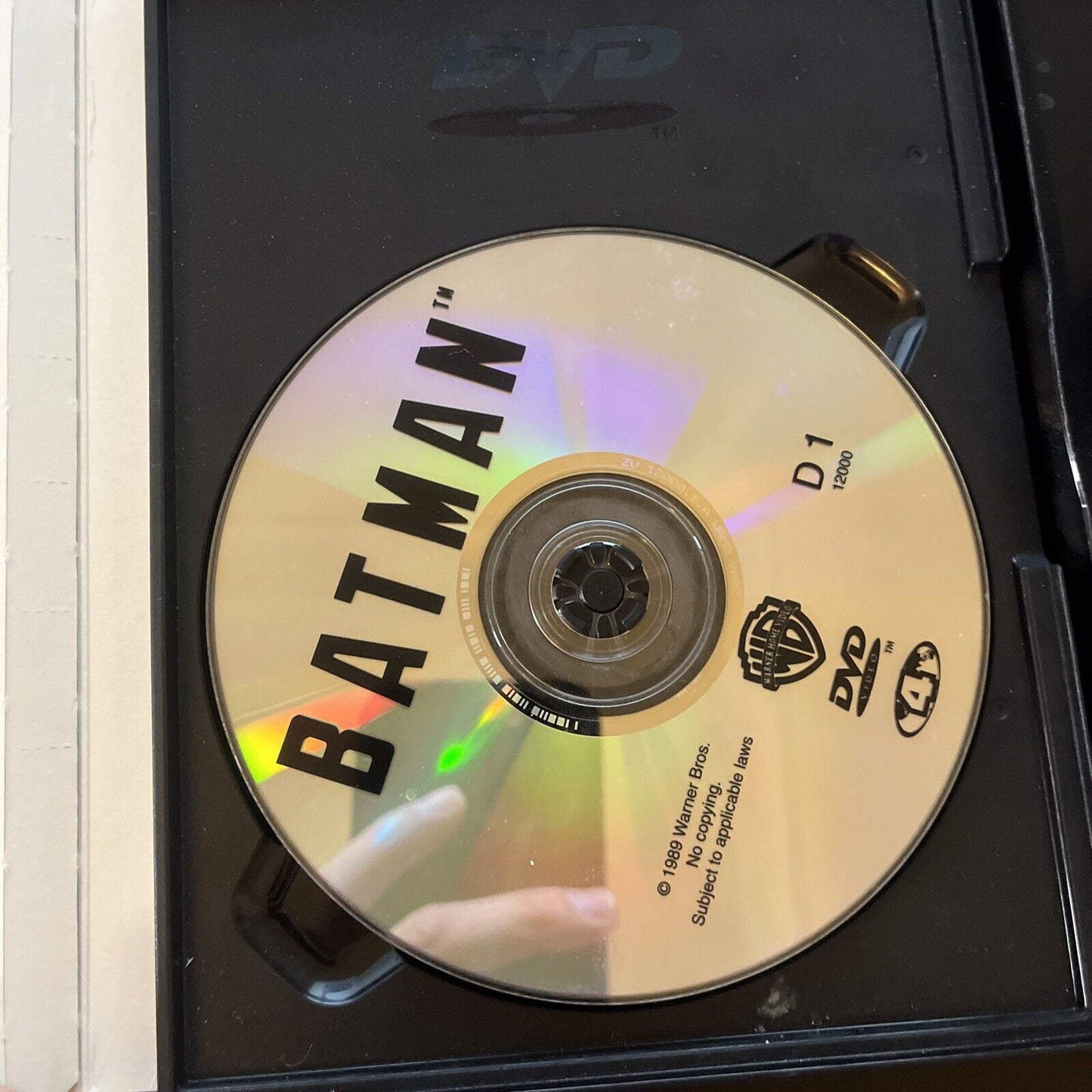 Batman (DVD, 1989) Michael Keaton, Jack Nicholson, Kim Basinger, Region 4