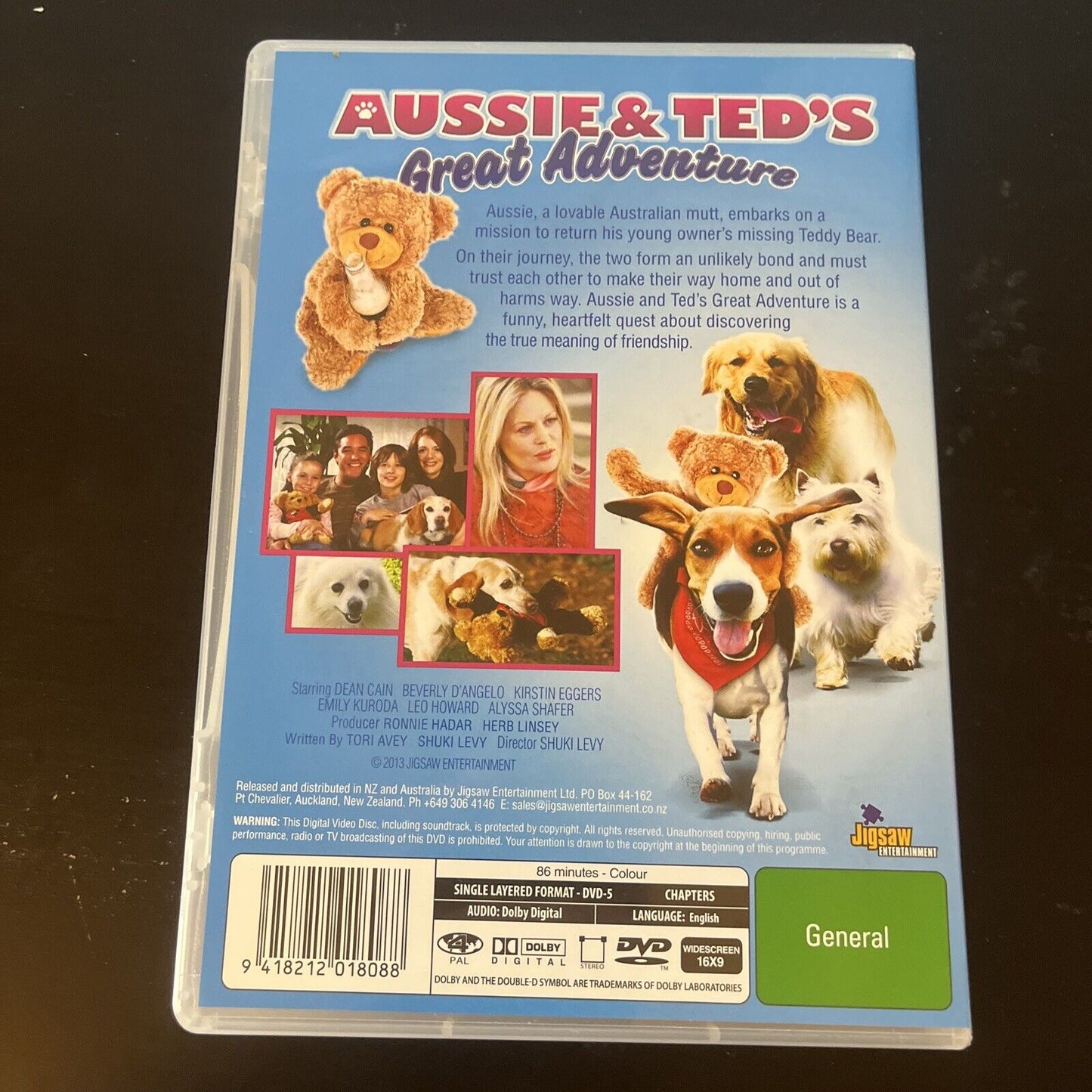 Aussie & Ted's Great Adventure (DVD, 2009) Alyssa Shafer, NEW Region 4