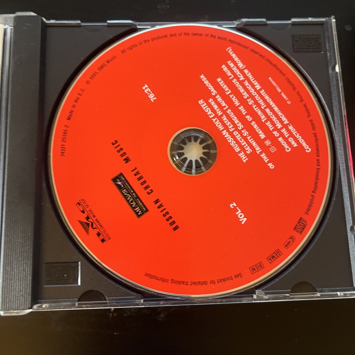 Russian Choral Music Volume 2 - The Russian Holy Easter (CD, 1995)