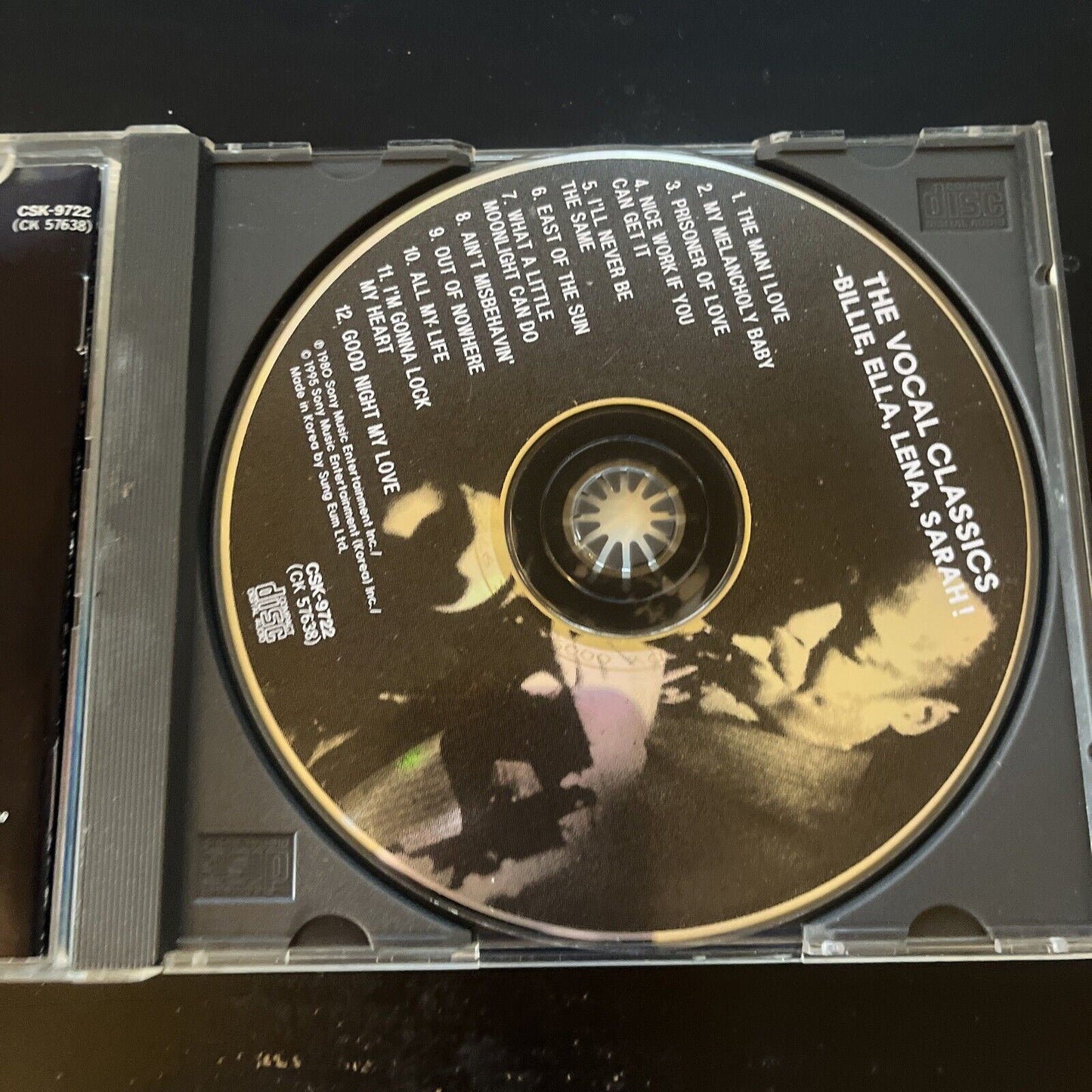 Ella Fitzgerald, Billie Holiday, Sarah Vaughan - Jazz File (CD, 1995) CSK-9722