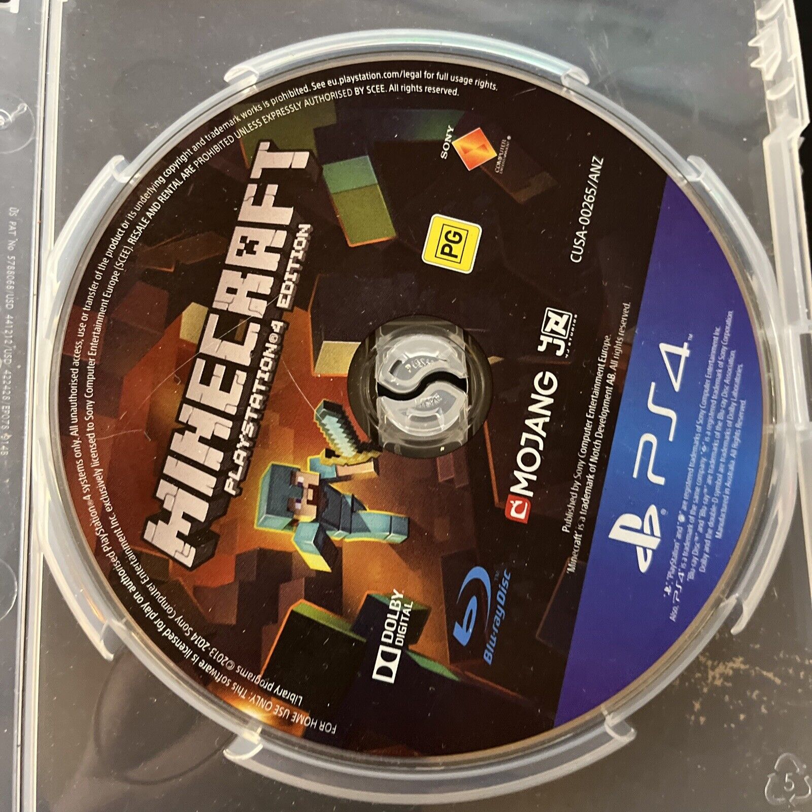 Minecraft Playstation 4 Edition PS4 *Disc Only* – Retro Unit