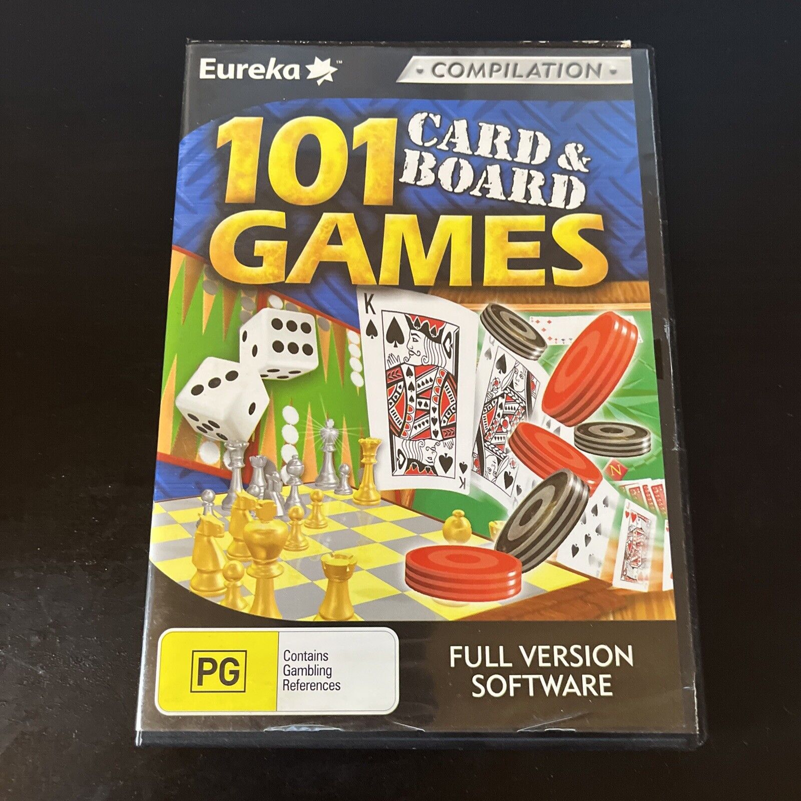 101-card-board-games-pc-cdrom-video-game-eureka-multimedia-retro