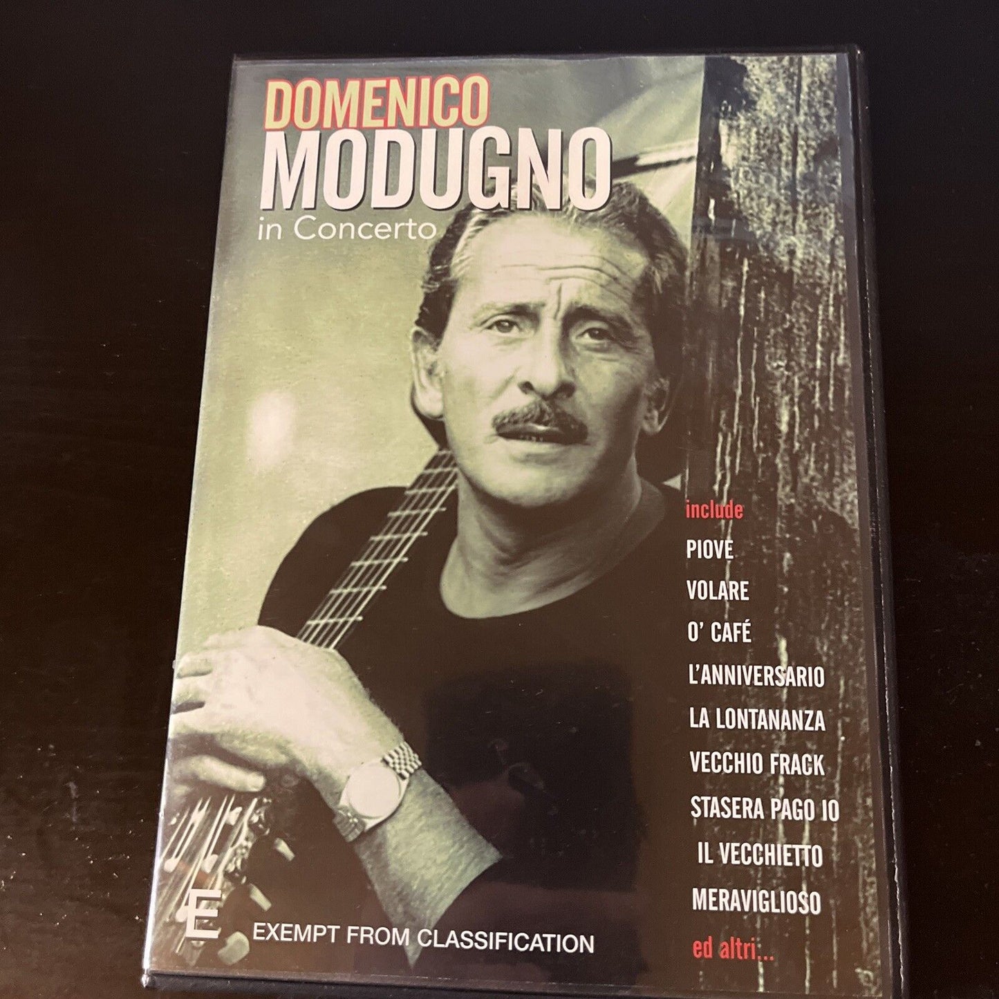 Domenico Modugno In Concerto (DVD, 2001) NEW Region 4
