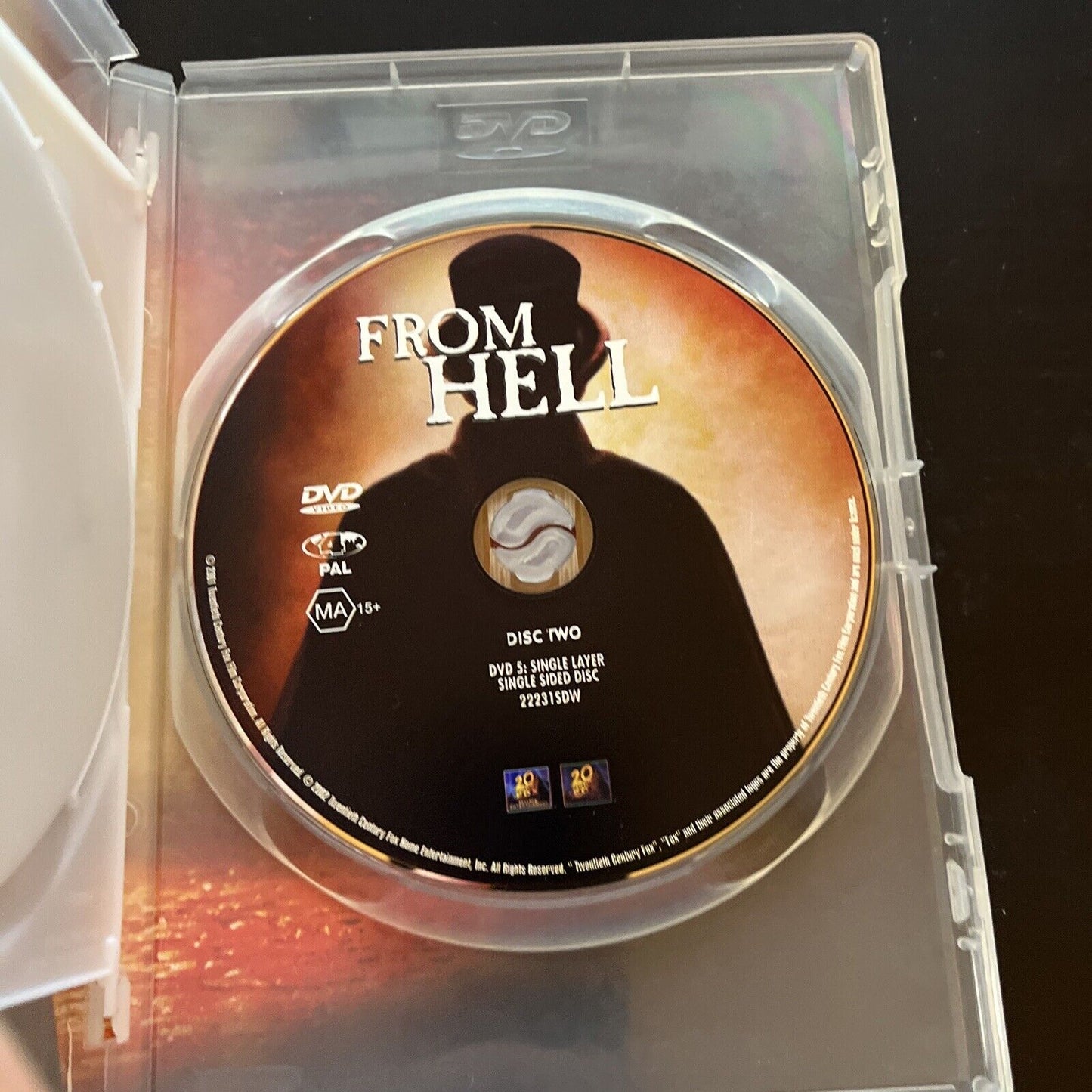 From Hell (Special Edition, DVD, 2001, 2-Disc) Johnny Depp Region 4
