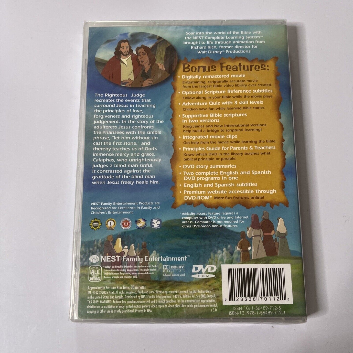 The Animated Stories From The New Testament: The Righteous Judge DVD All Regions