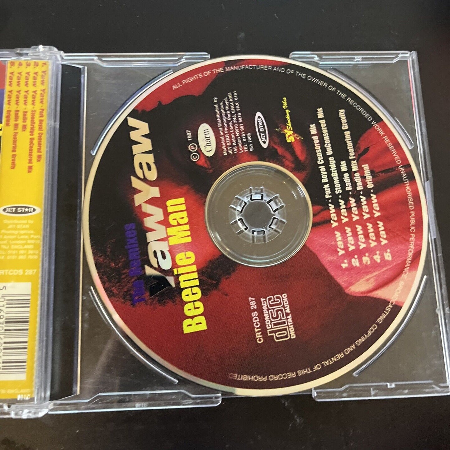 Beenie Man - Yaw Yaw The Remixes (CD, 1997)