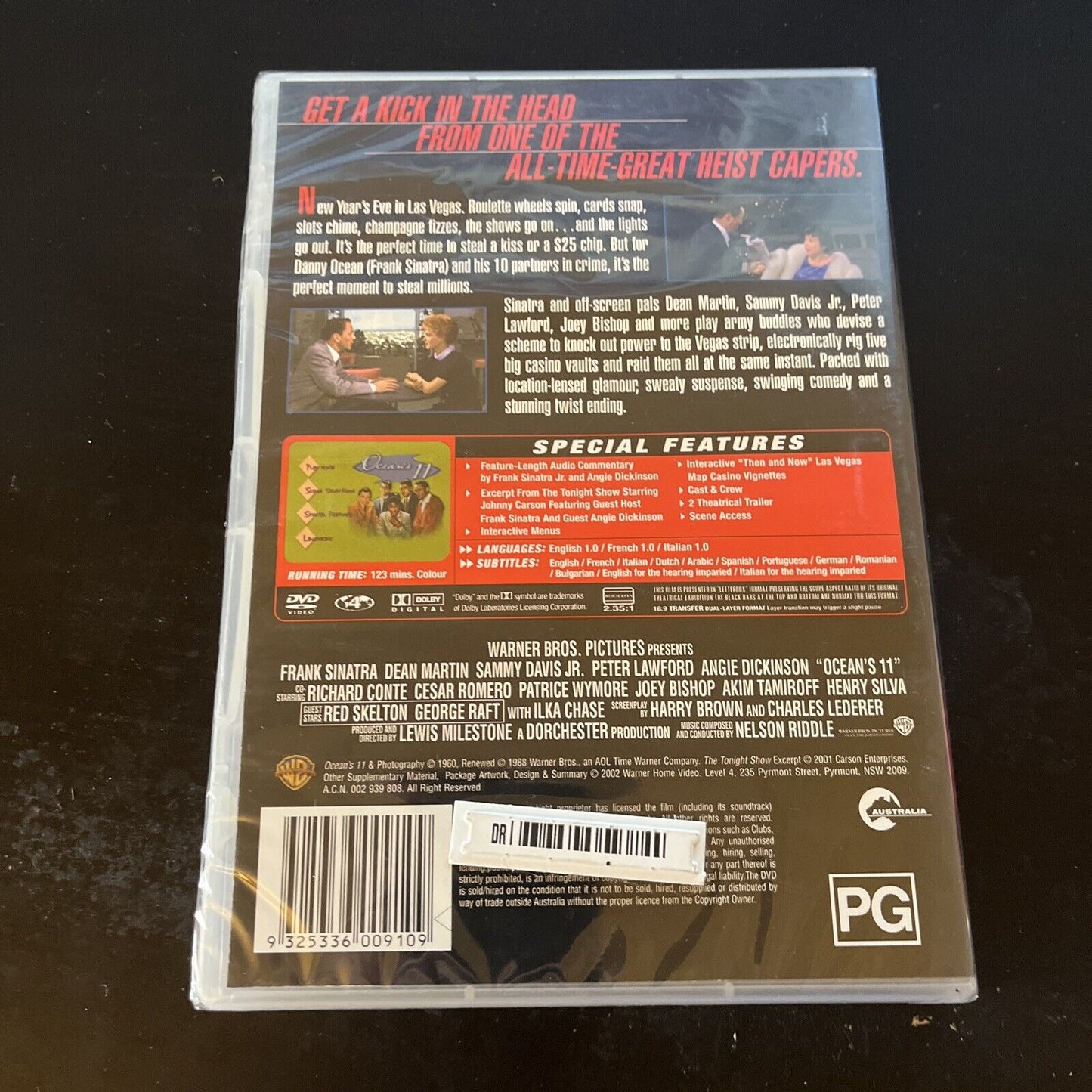 *New Sealed* Ocean's Eleven (DVD, 1960) Dean Martin, Frank Sinatra Region 4