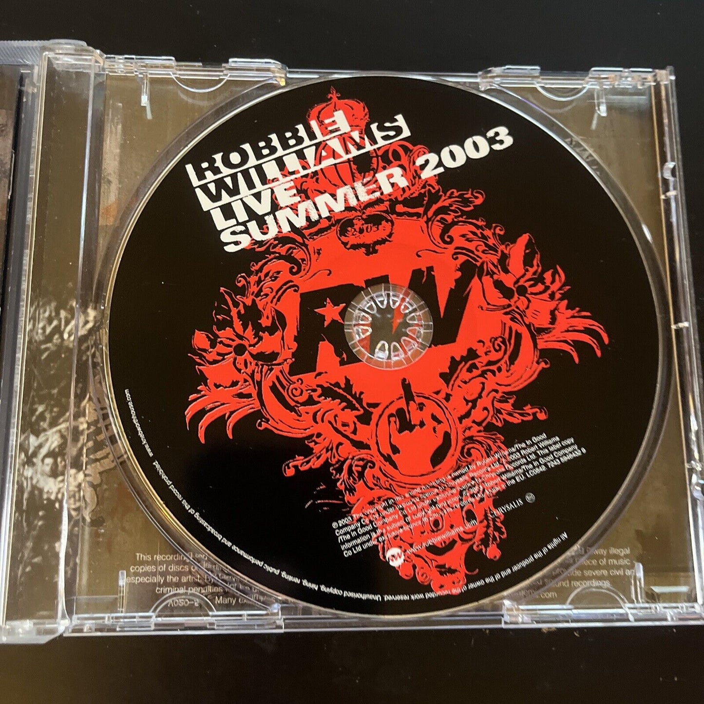 Robbie Williams - Live: Summer 2003 (CD, 2003)