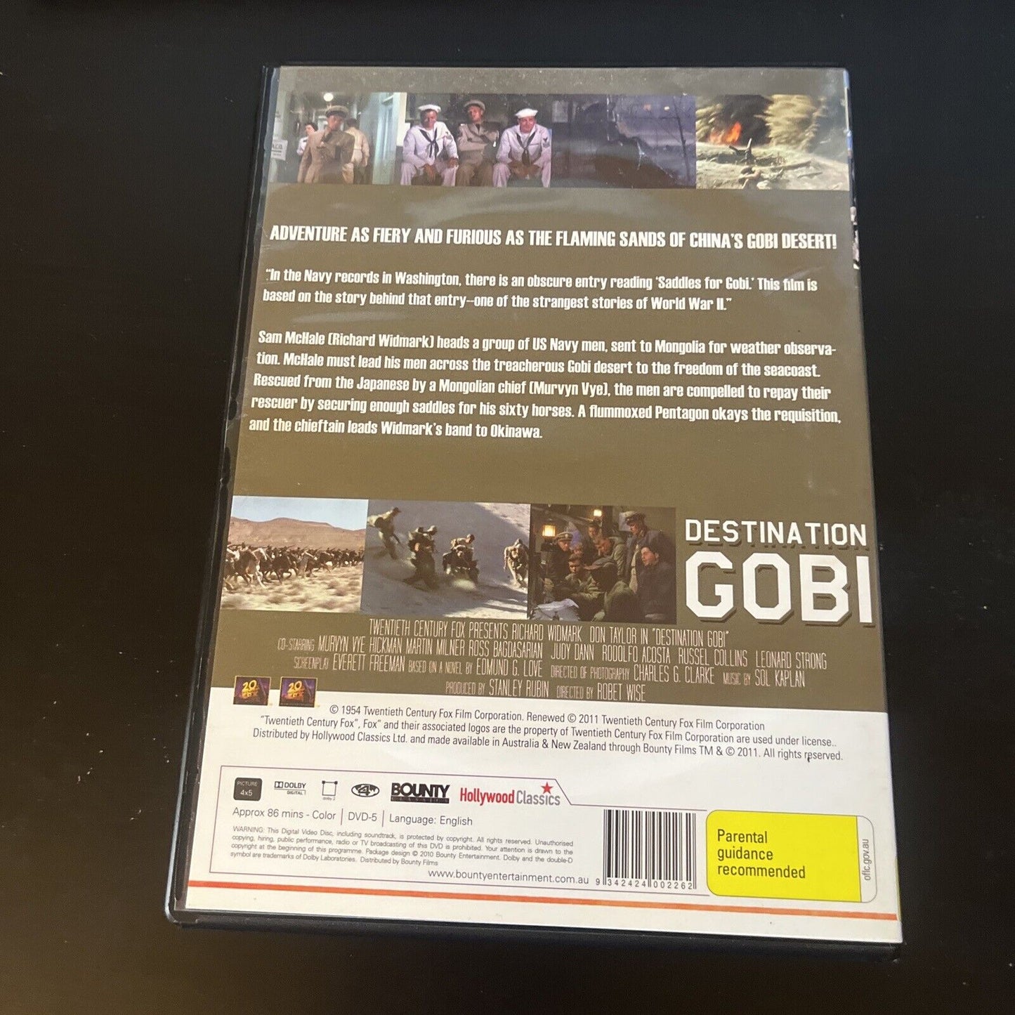 Destination Gobi (DVD, 1953) DON Taylor, Richard Widmark NEW Region 4