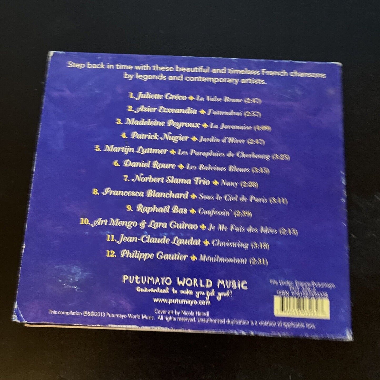 Putumayo Presents: Vintage France by Various Artists (CD, 2013)