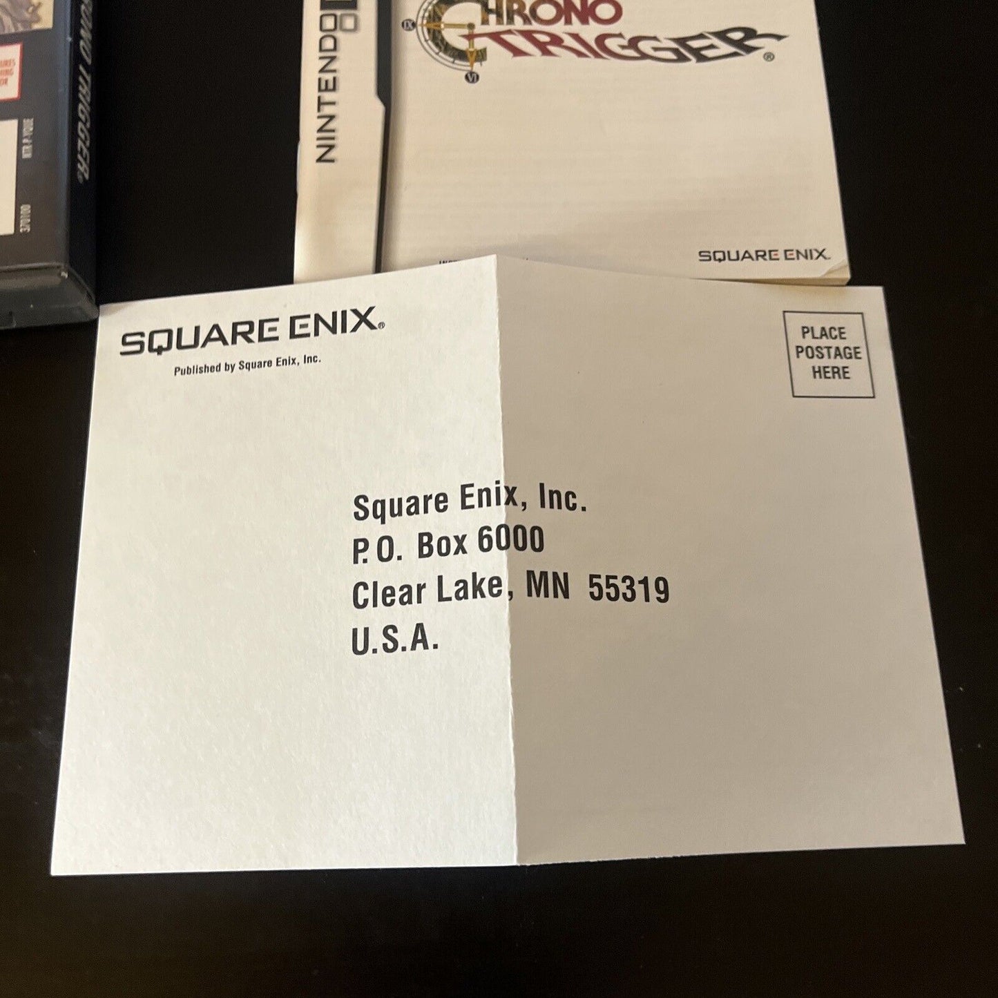 Chrono Trigger Nintendo DS *Box And Manual Only - No Game Cartridge*