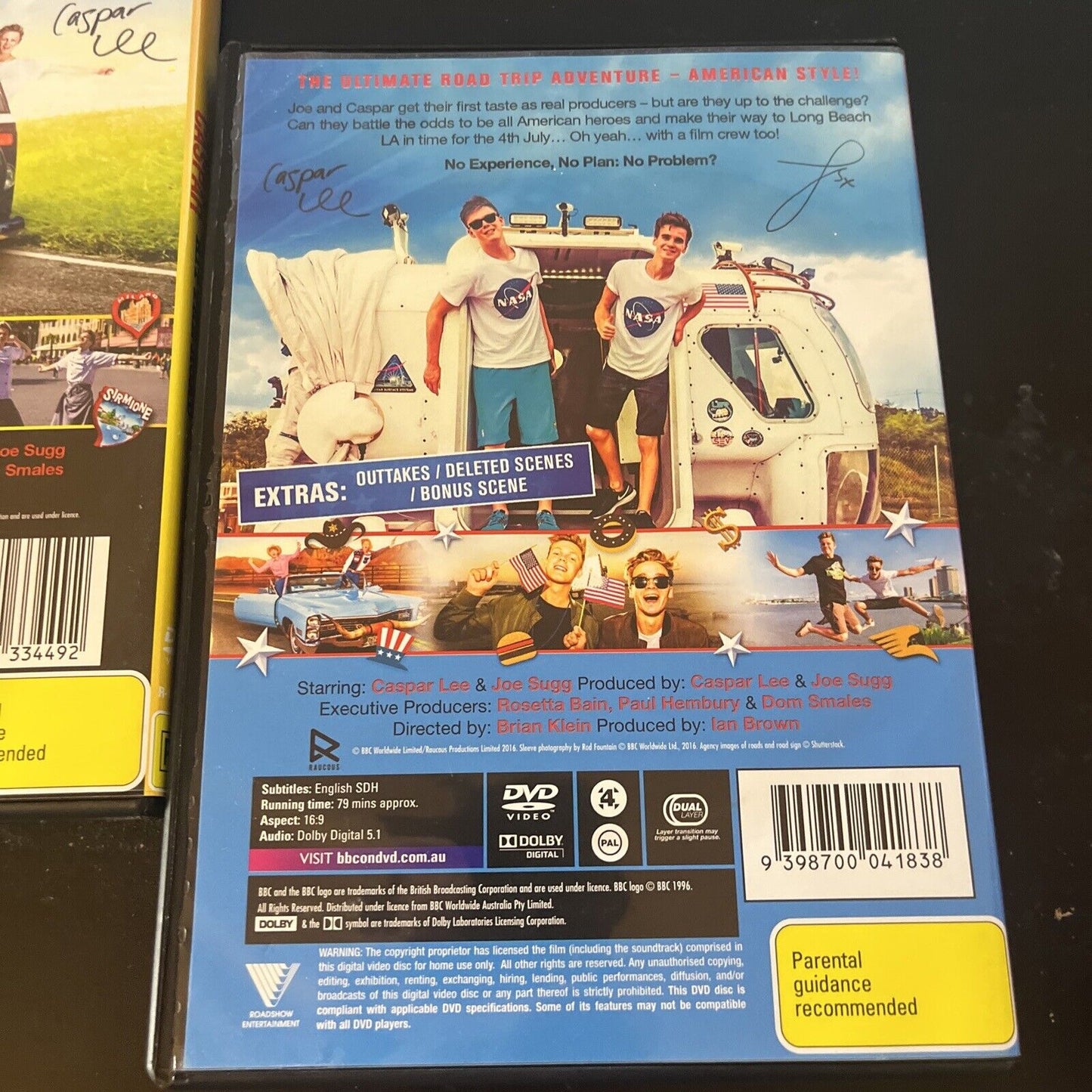 Joe & Caspar Hit The Road USA & Europe (DVD, 2015, 2-Disc) NEW Region 4