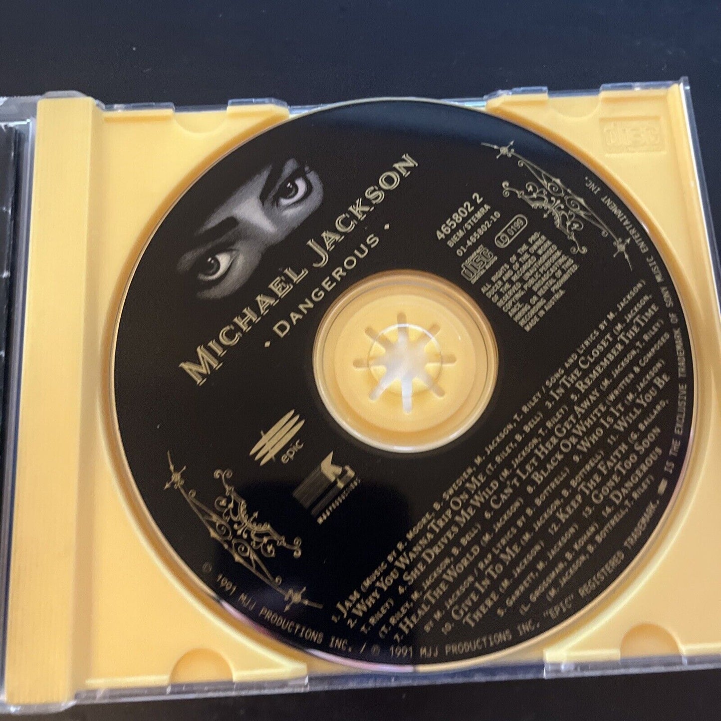 Michael Jackson - Dangerous (CD, 1991) 14 Track Album 4658022