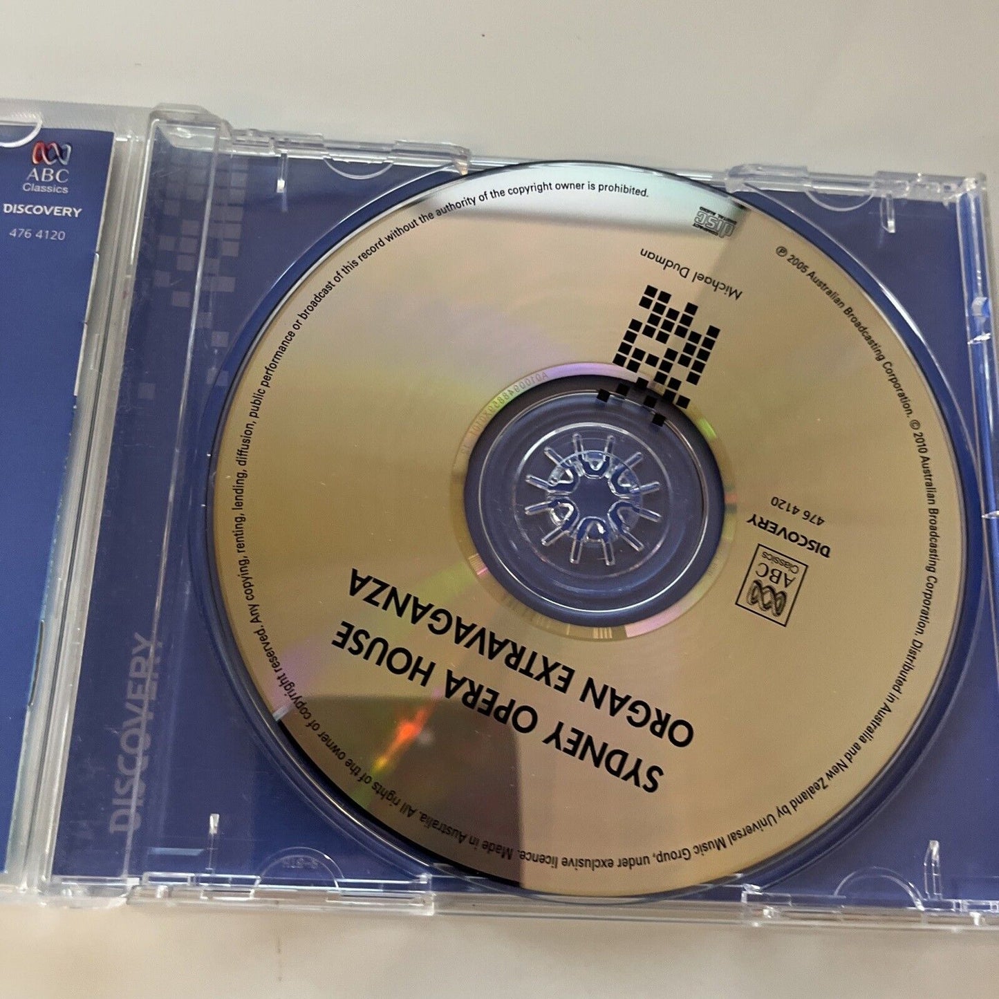 Michael Dudman - Sydney Opera House Organ Extravaganza (CD, 2010)