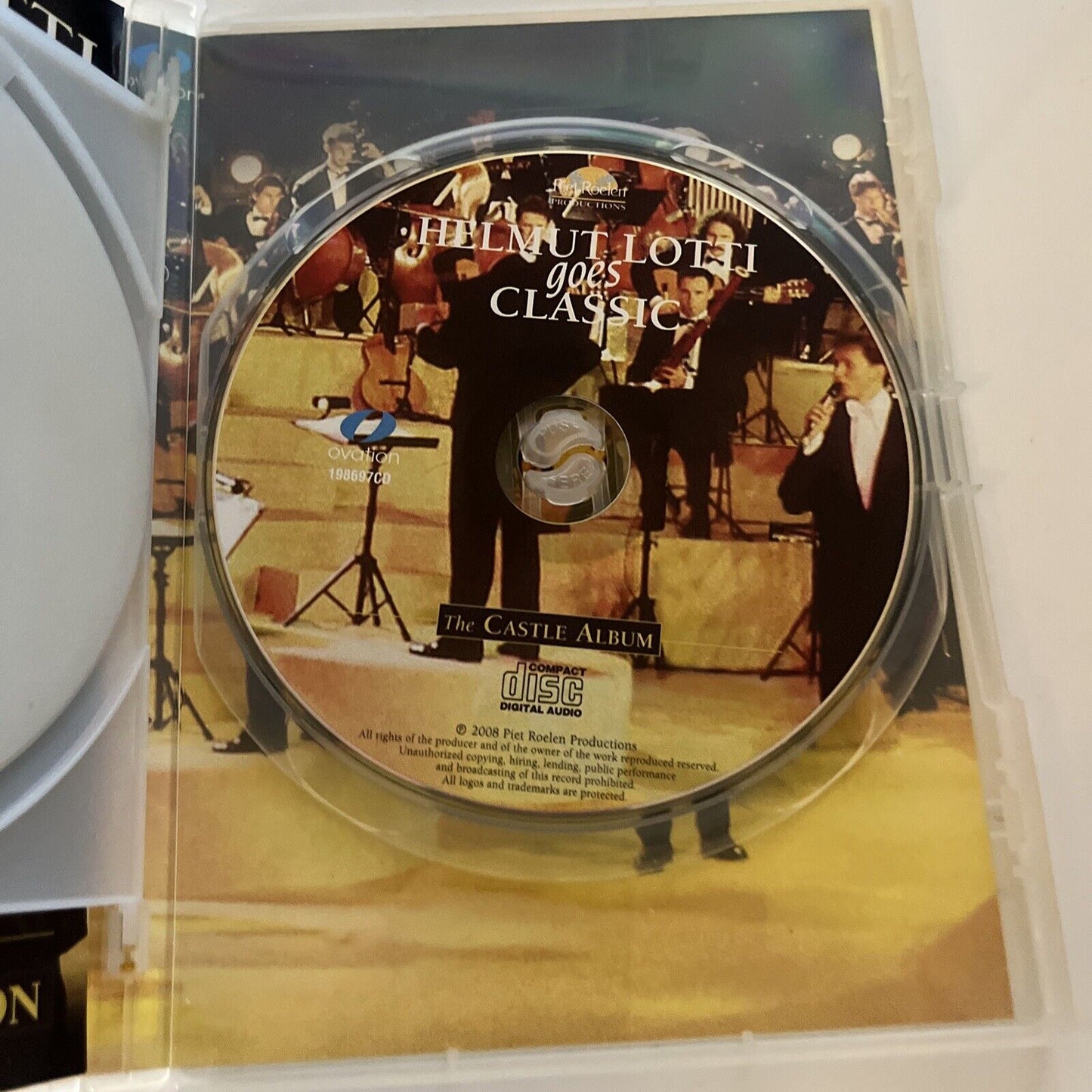 Helmut Lotti: The Castle Album (DVD + CD, 2008) All Regions