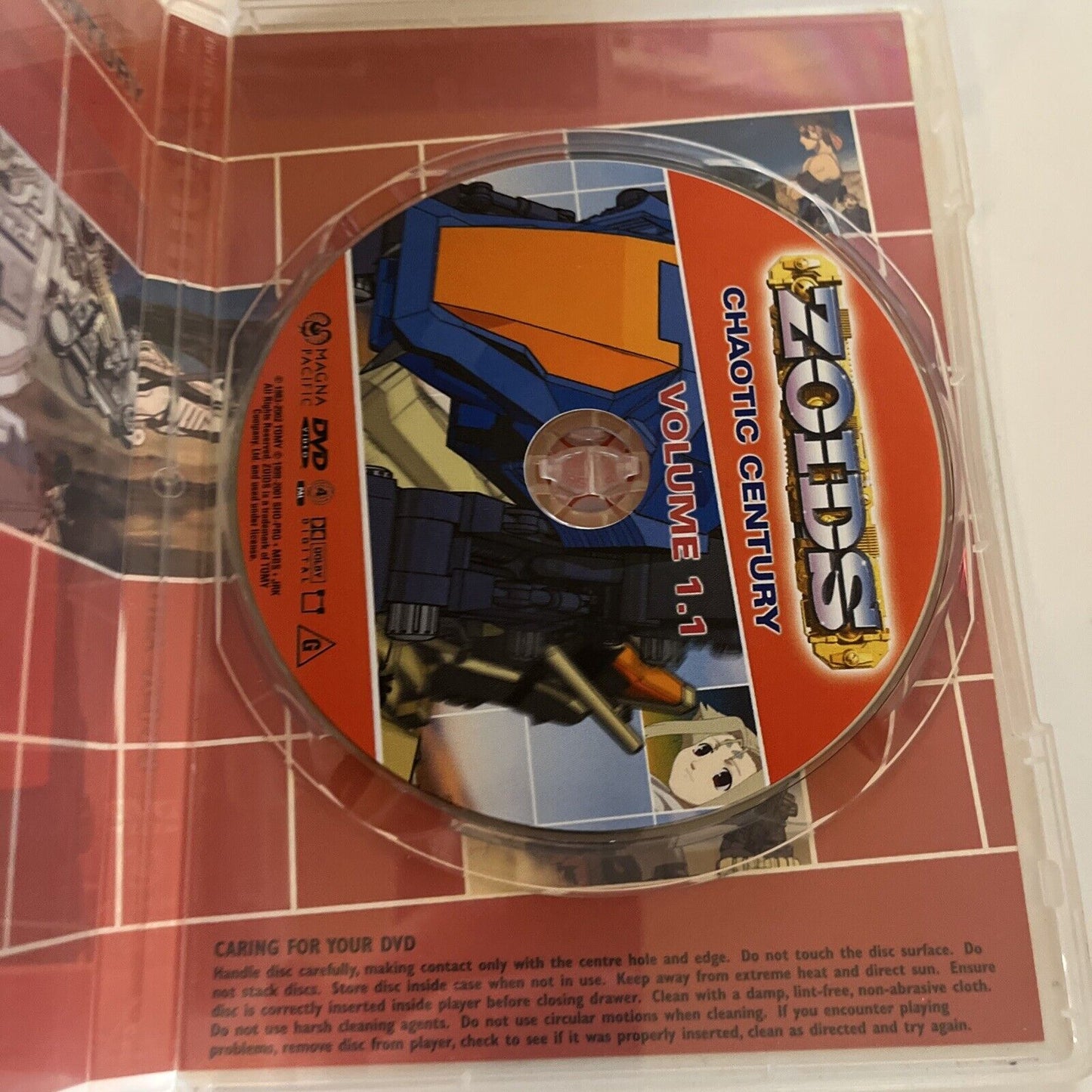 Zoids: Chaotic Century Volume 1.1, 1.6, 1.3, 1.9, 1.5 DVD Region 4