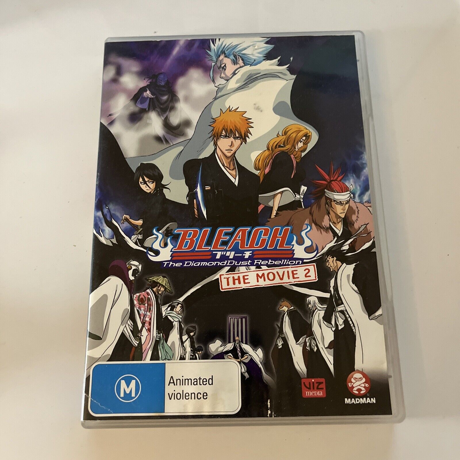 Bleach The Movie 2 - The Diamond Dust Rebellion (DVD, 2008) Region