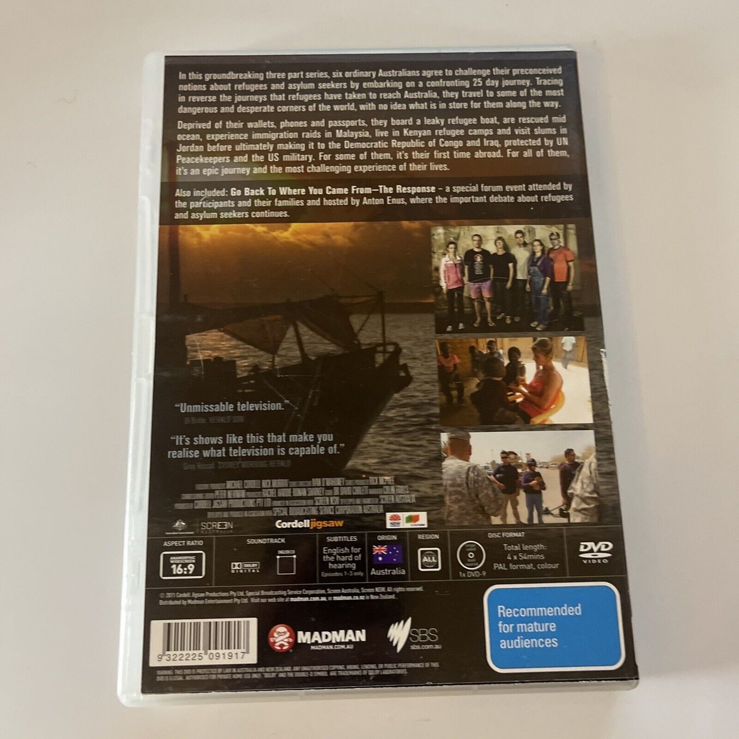 Go Back To Where You Came From (DVD, 2011) NEW All Regions