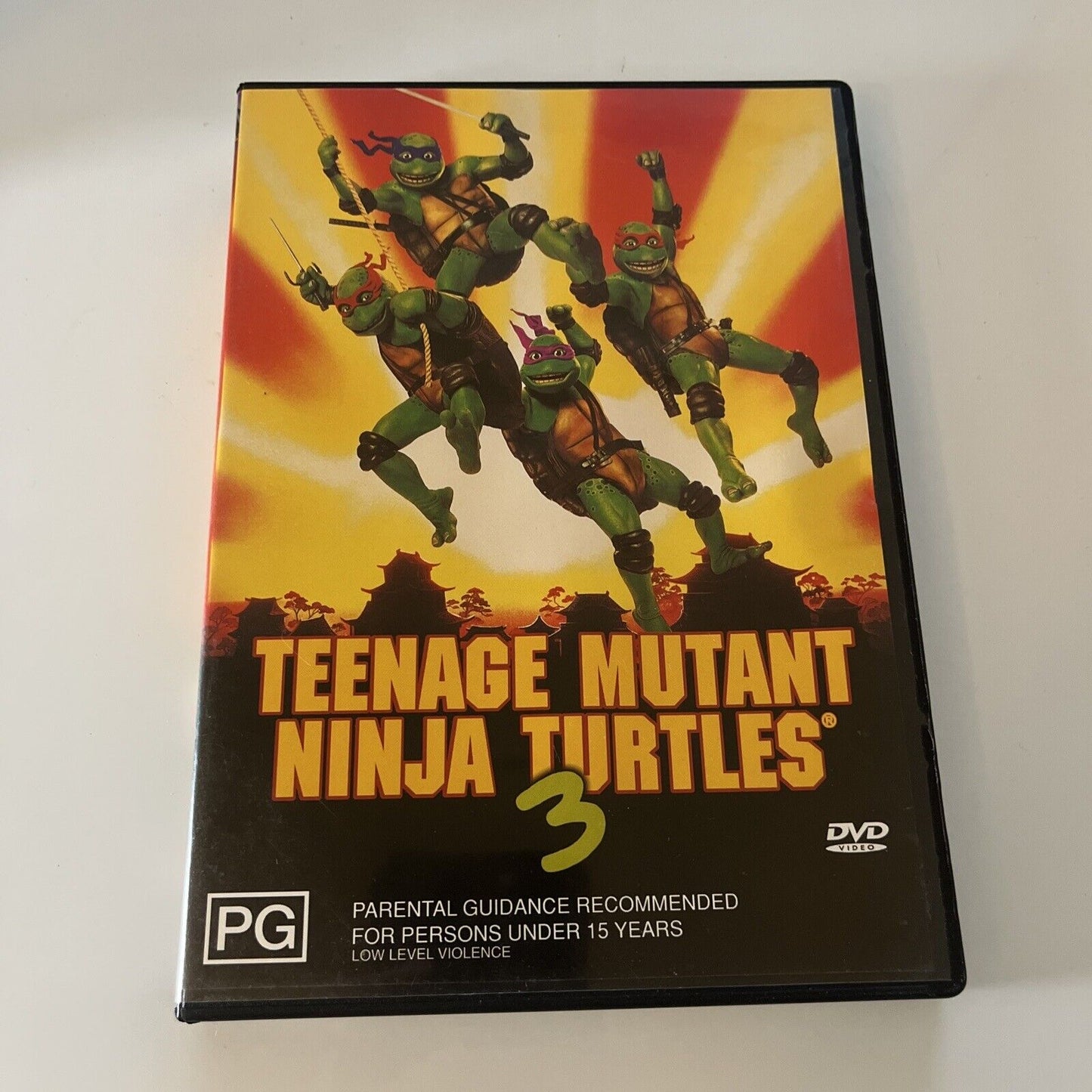 Teenage Mutant Ninja Turtles 3 - Turtles In Time (DVD, 1992) NEW Region 4