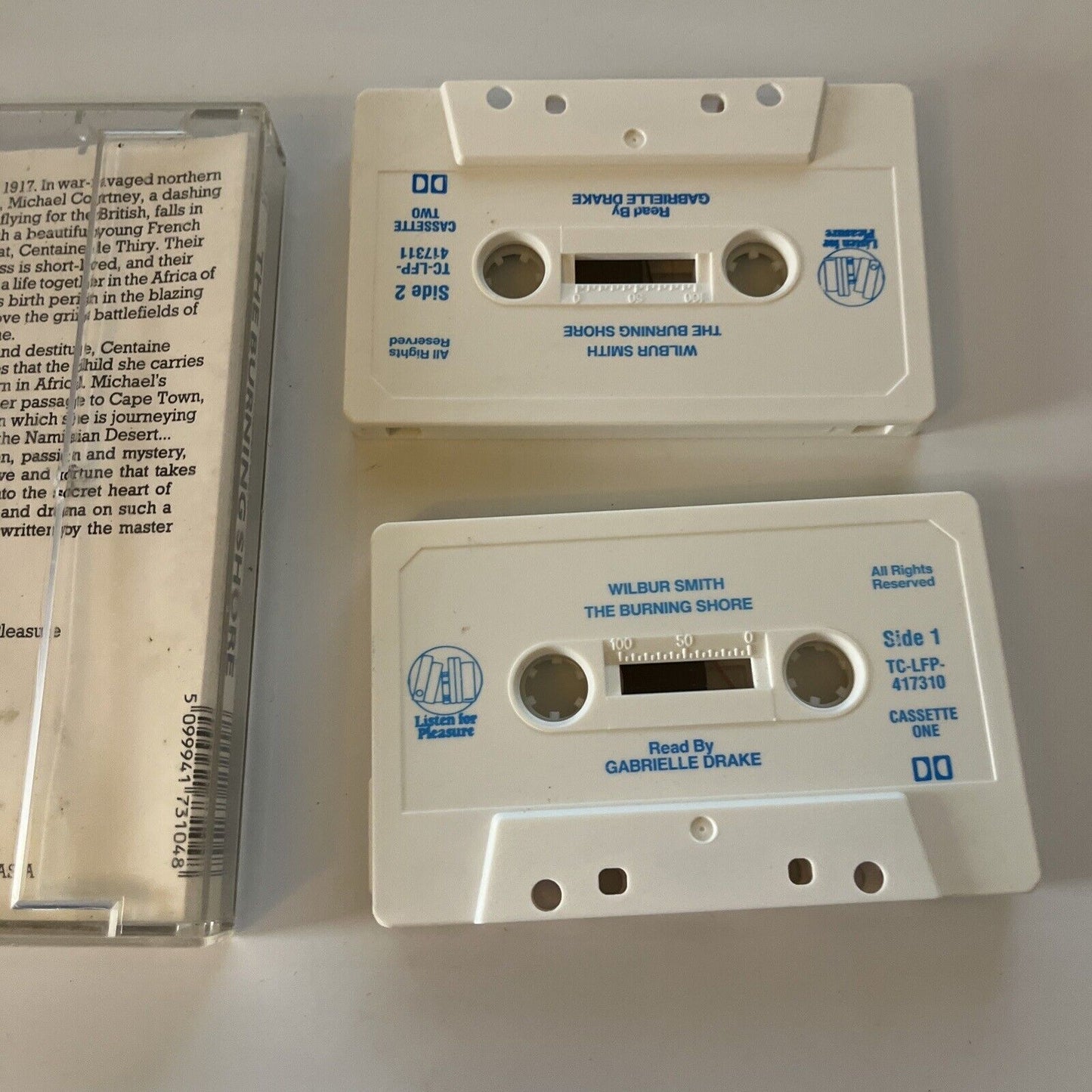 The Burning Stone By Wilbur Shore (Audio Cassette, 1985) Read By Gabrielle Drake