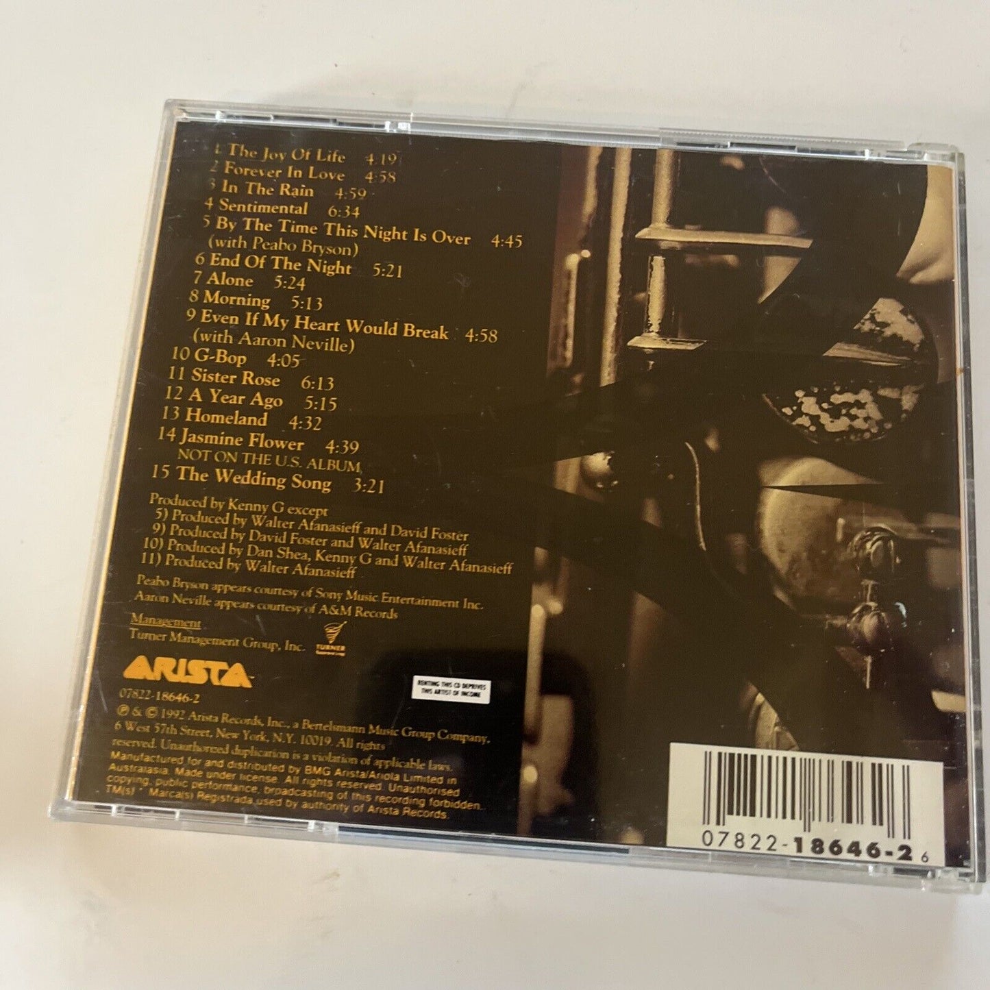 Kenny G - Breathless (CD, 1992)