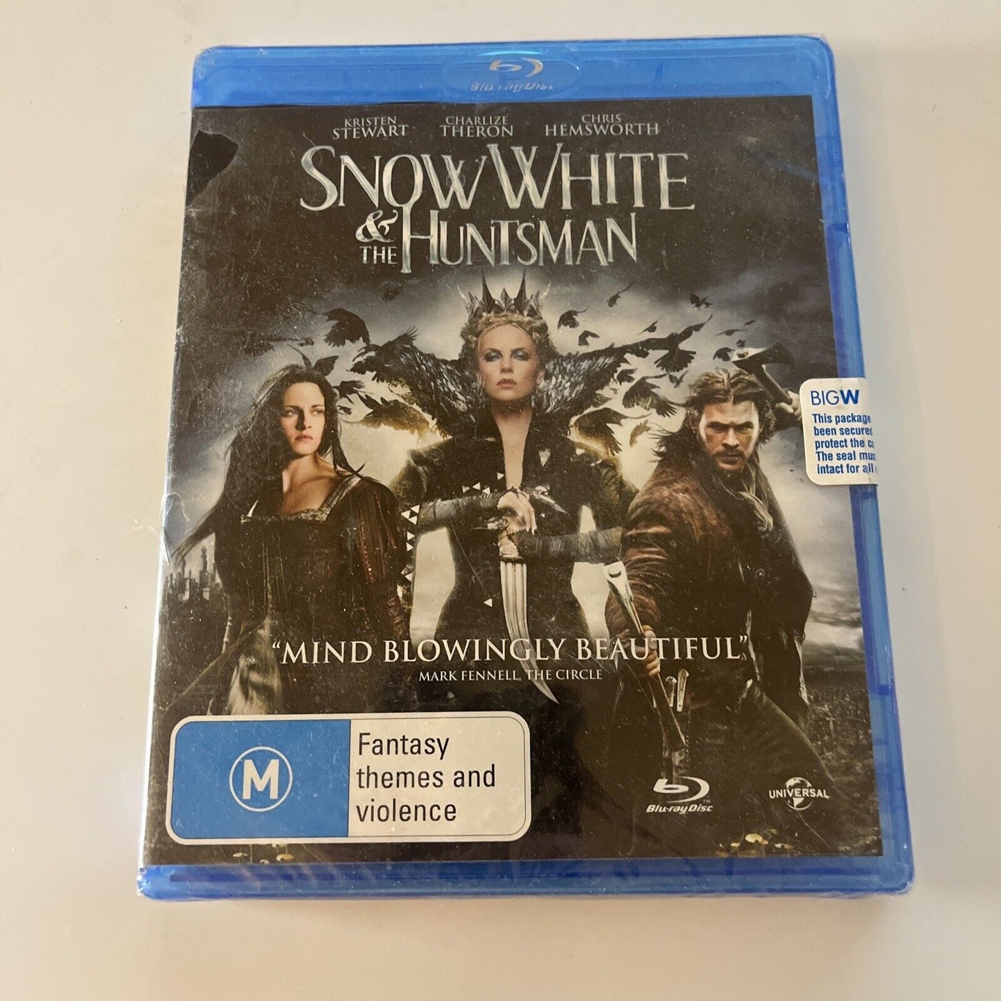 Snow White & The Huntsman (Blu-ray, 2012) Chris Hemsworth NEW Region B