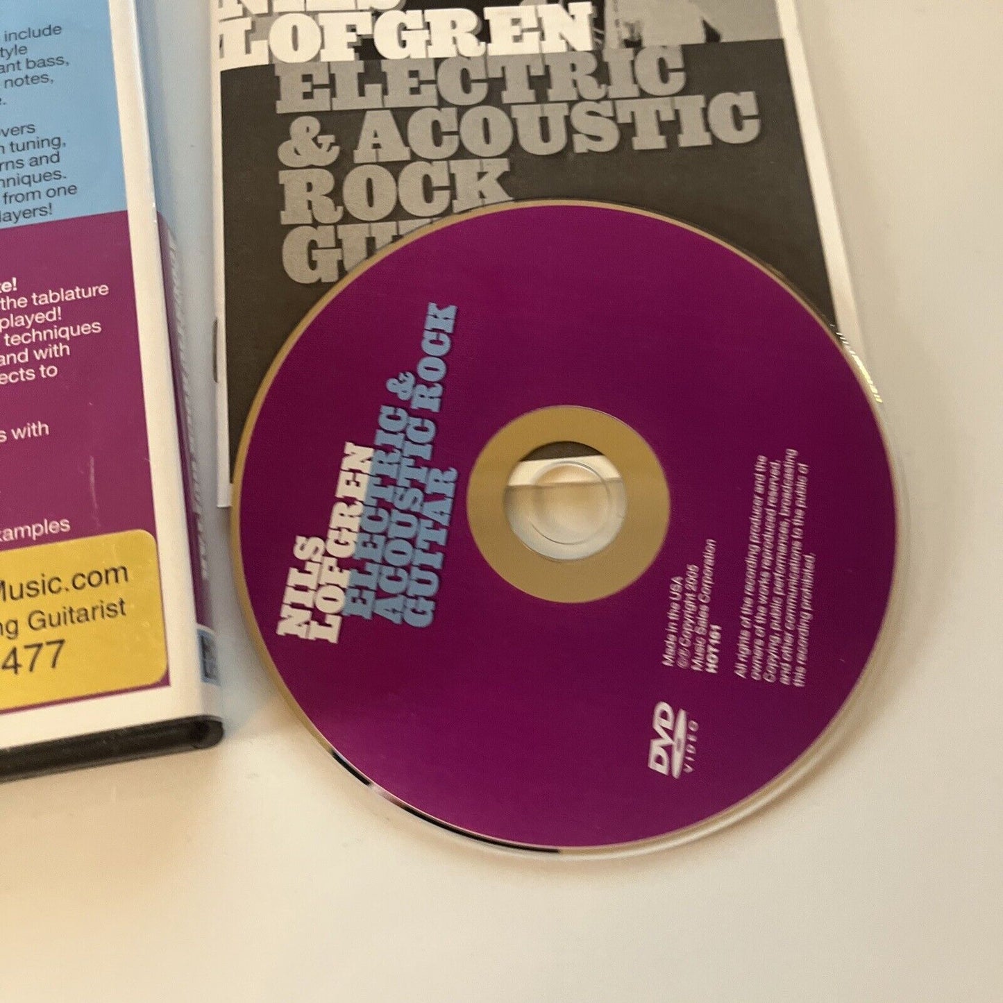Nils Lofgreen - Electric & Acoustic Rock Guitar (DVD) All Regions