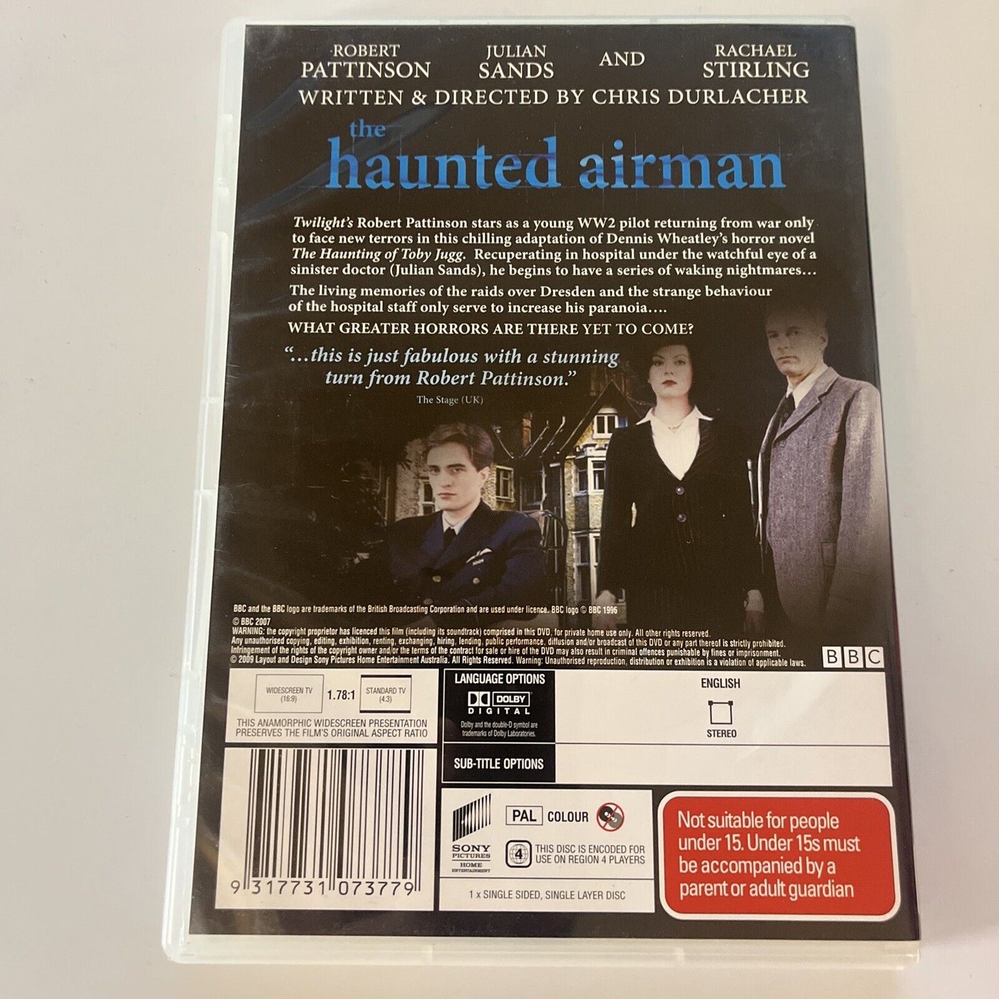 The Haunted Airman (DVD, 2006) Robert Pattinson NEW Region 4