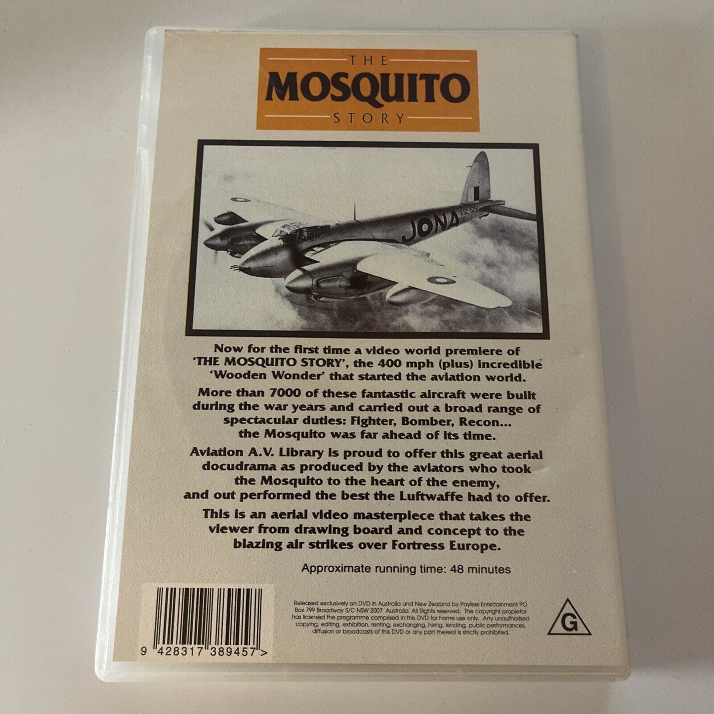 The Mosquito Story (DVD) Documentary NEW All Regions