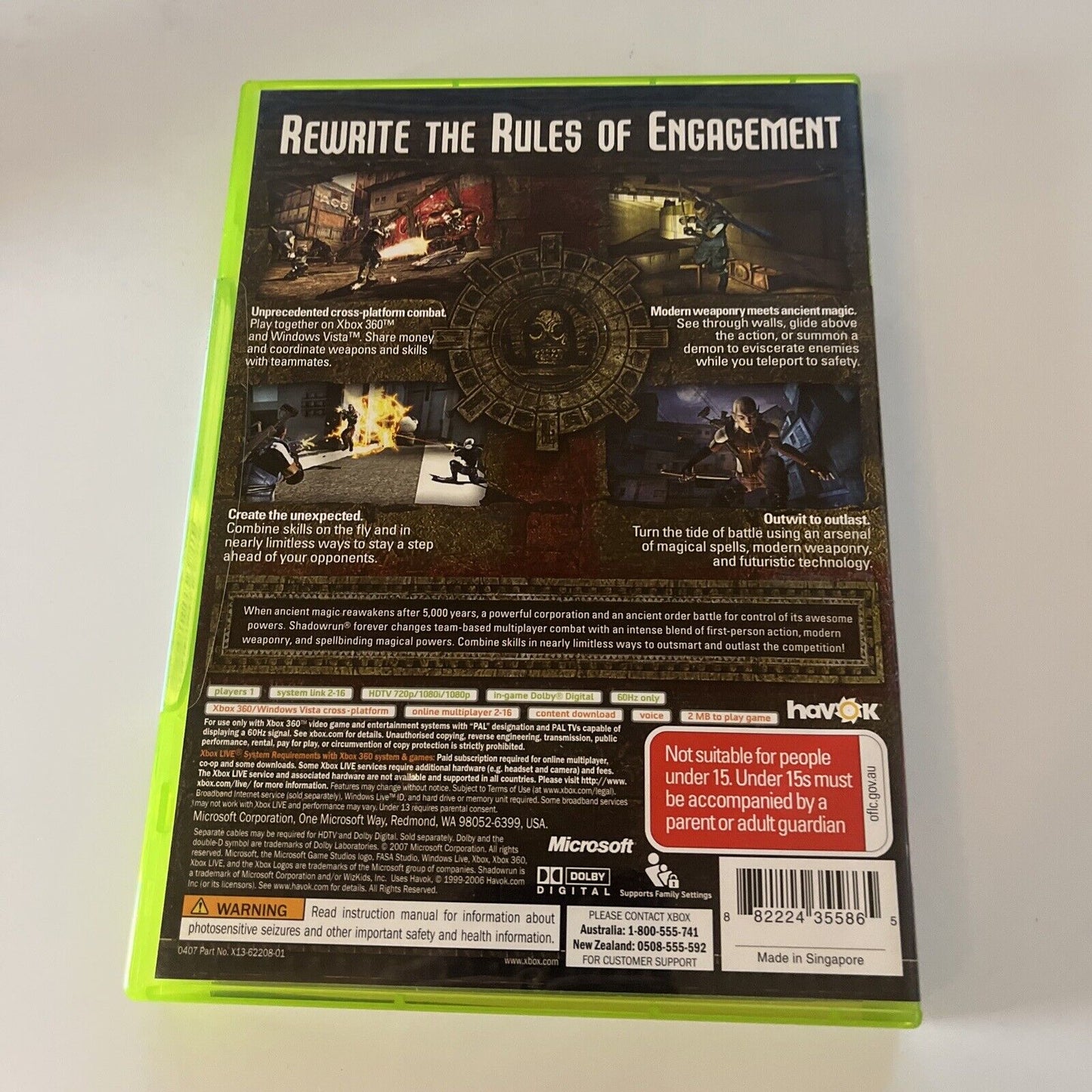 Shadowrun (2007) - Xbox 360 PAL *New Sealed*