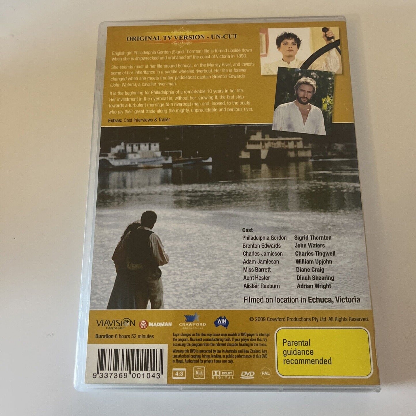 All The Rivers Run (DVD, 1983) Sigrid Thornton, John Waters NEW All Regions