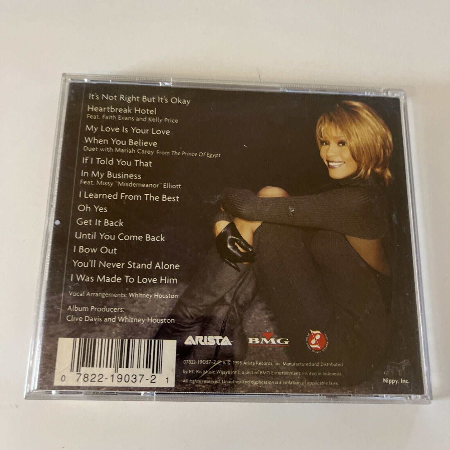 Whitney Houston - My Love Is Your Love (CD, 1998)