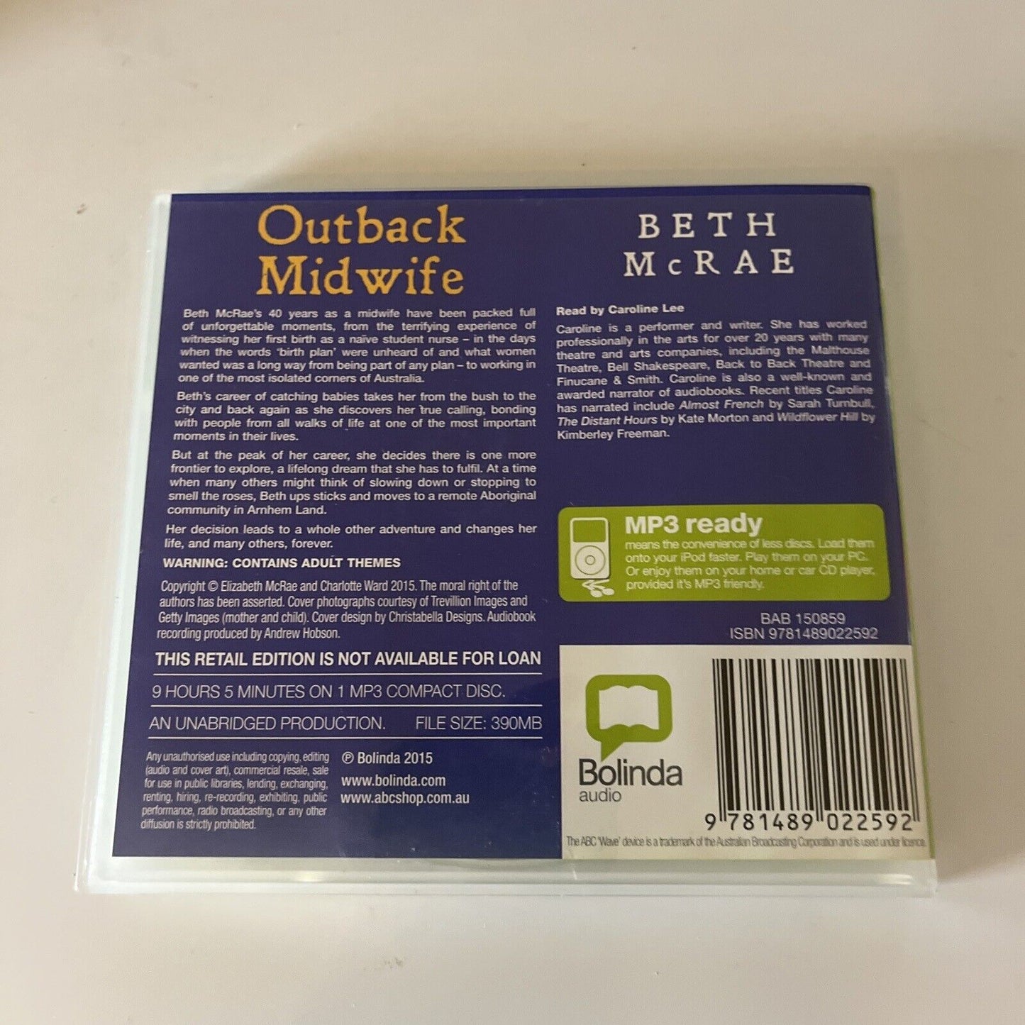 Outback Midwife by Beth McRae (Audio CD, 2015)