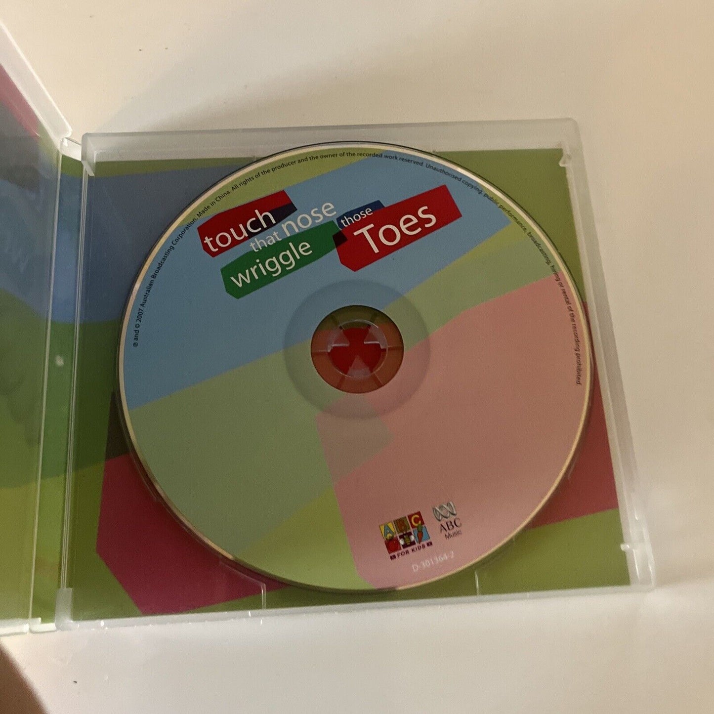 Touch That Nose, Wriggle Those Toes - ABC For Kids (CD, 2007)