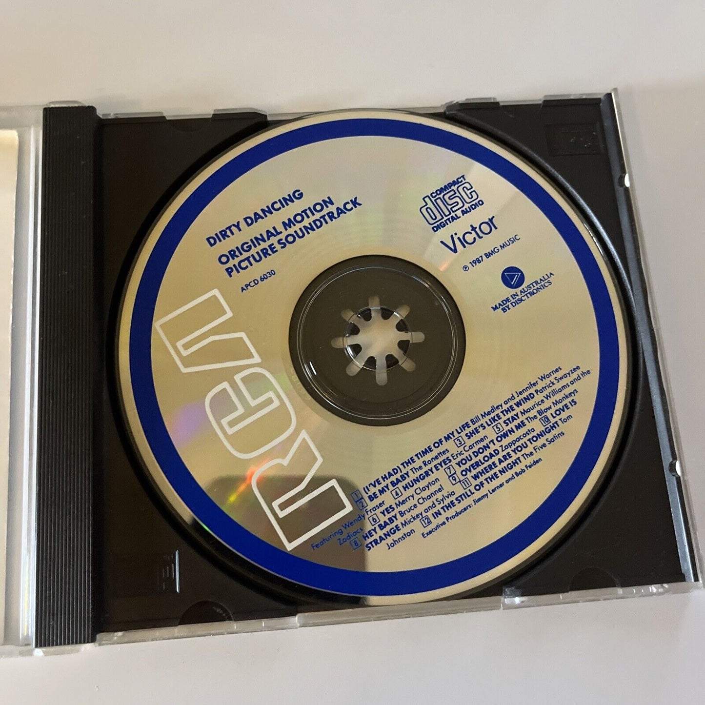 Dirty Dancing Original Morton Picture Soundtrack (CD, 1987) APCD 6030